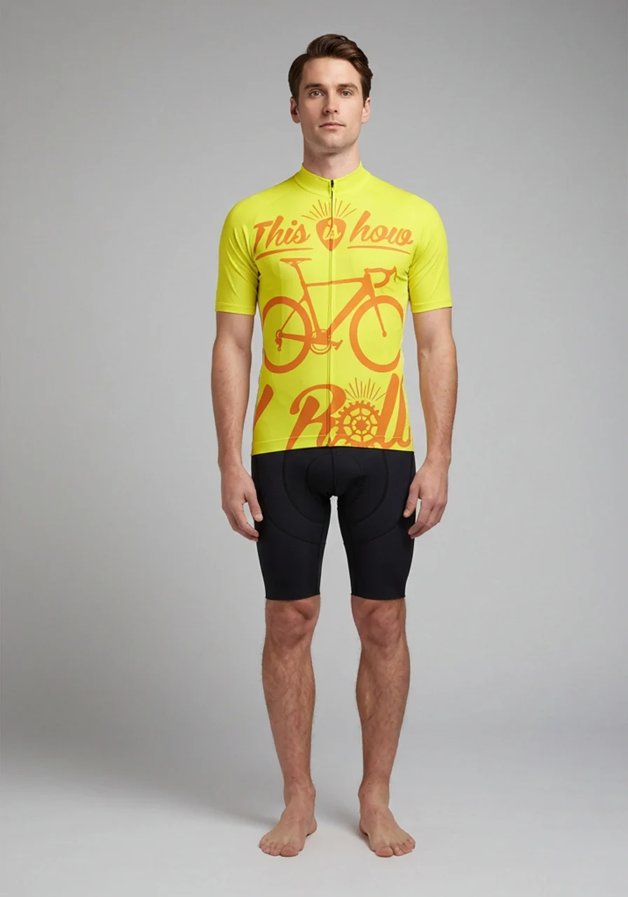 Men's This is How I Roll Short Sleeve Cycling Jersey