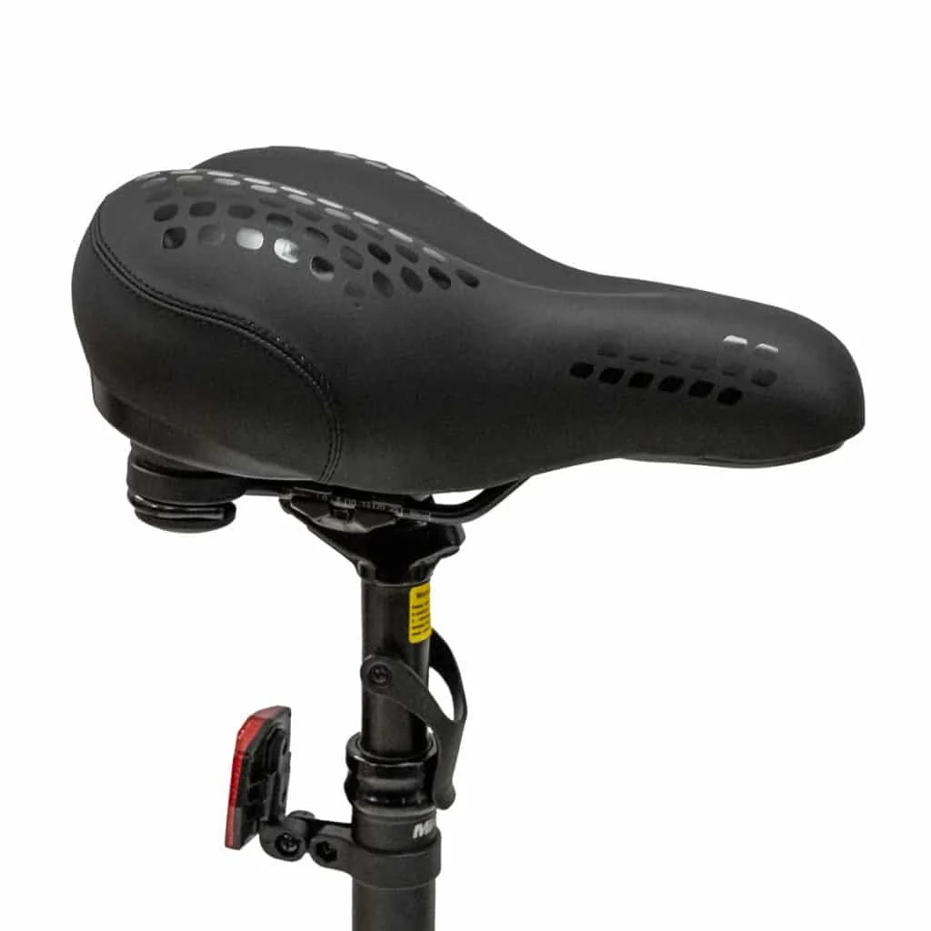 Mirider Upgraded Comfort Gel Saddle With Rear Light