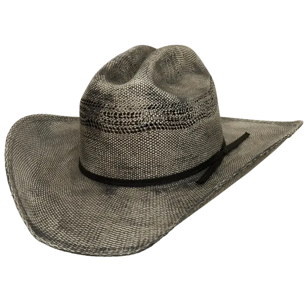 Moonwalk | Mens Gray Bangora Straw Cowboy Hat