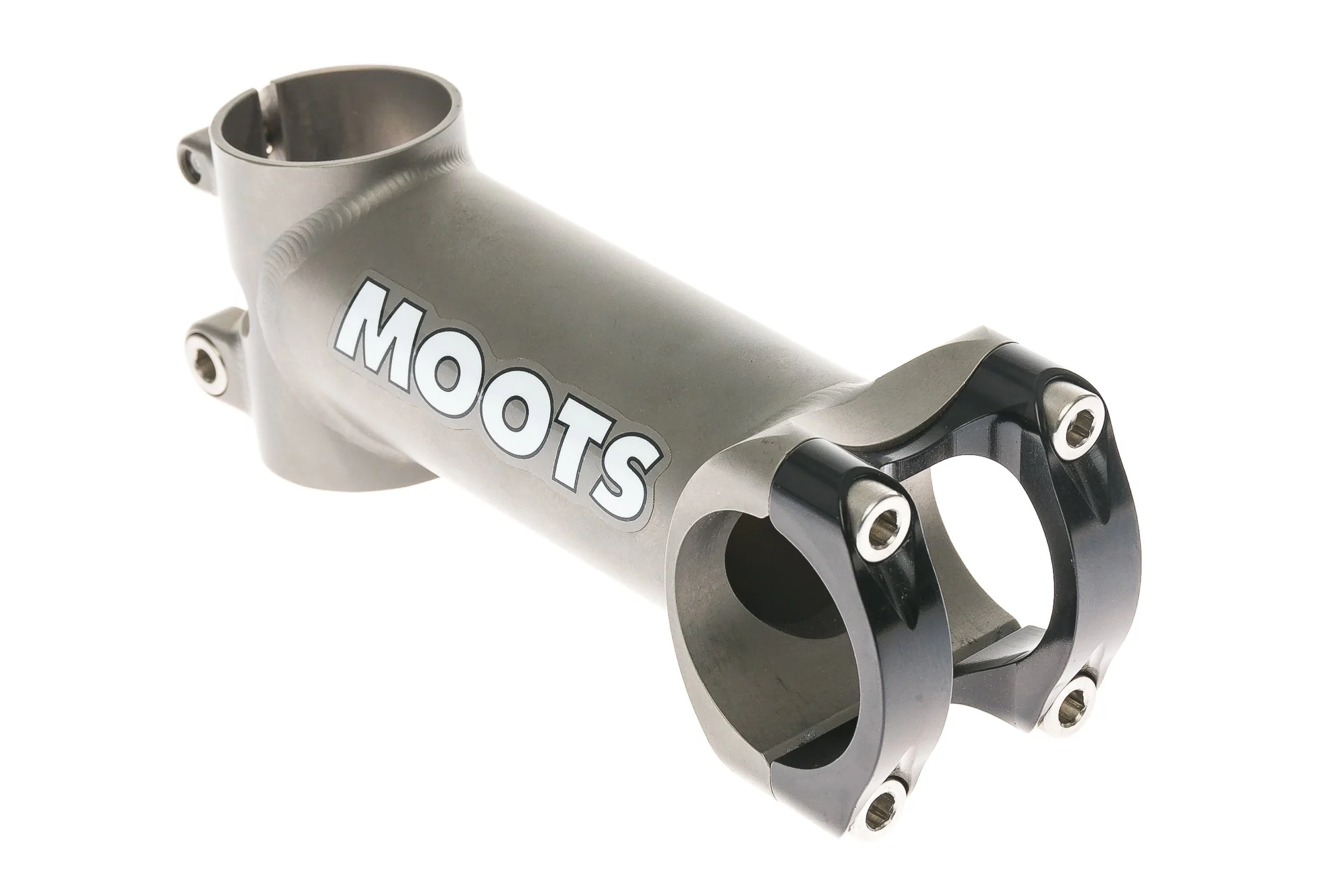 Moots Titanium Stem 31.8mm Clamp 100mm 6 Degree Silver/Black