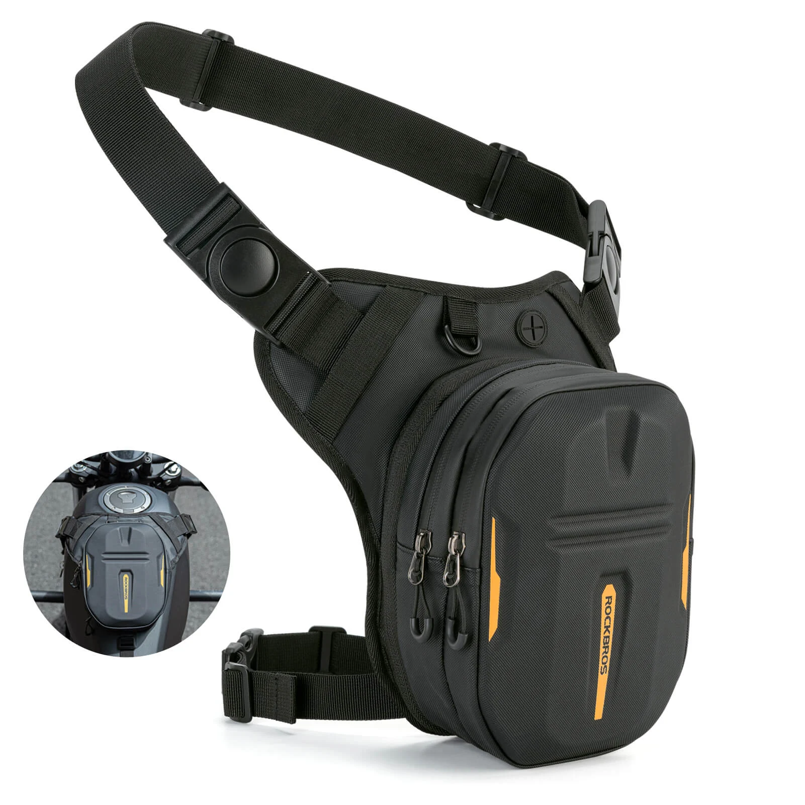 Motorcycle Bag with Magnetic Attachment Multifunctional Riding Pack