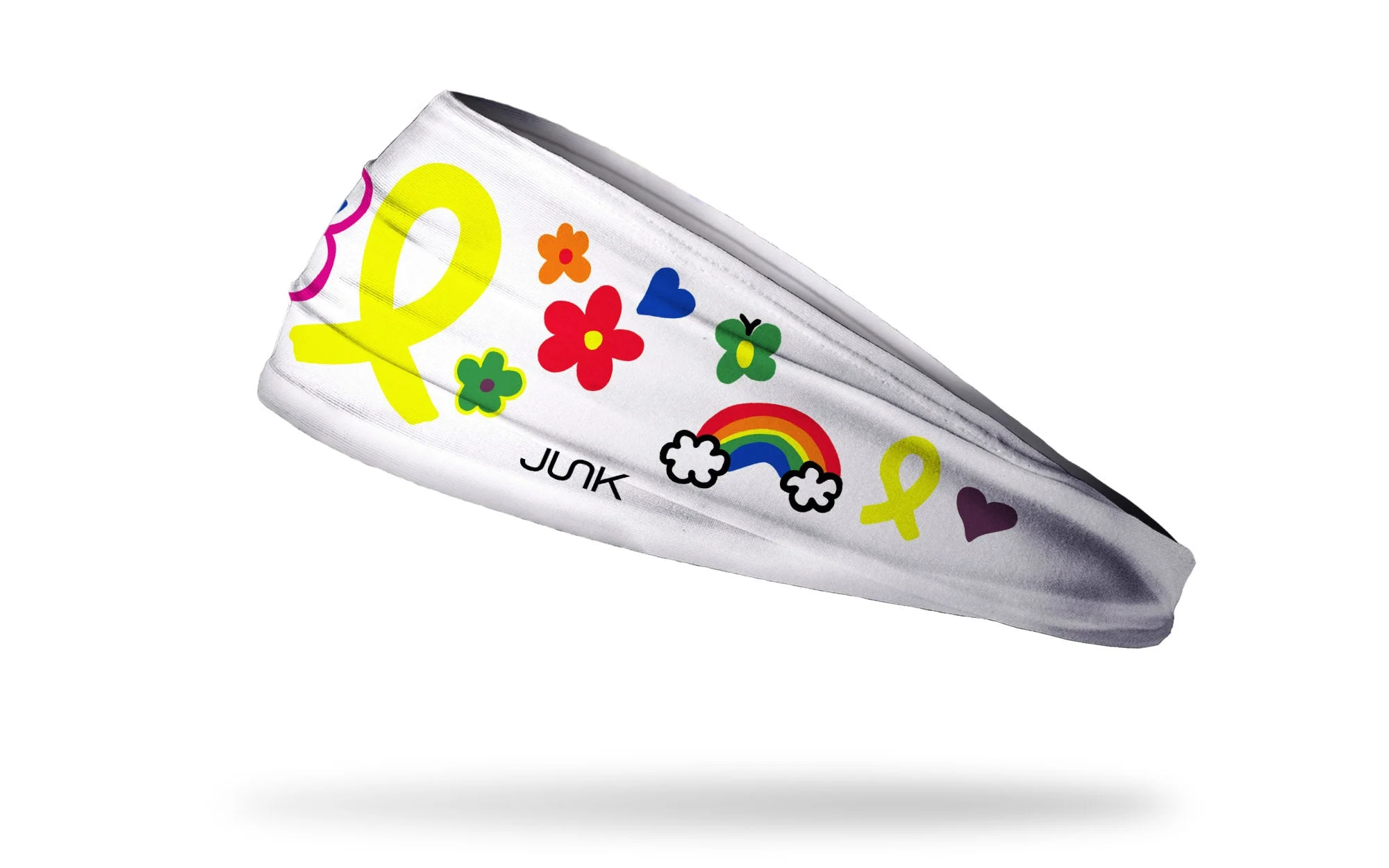 Nyla's Gold Ribbon Big Bang Lite Headband