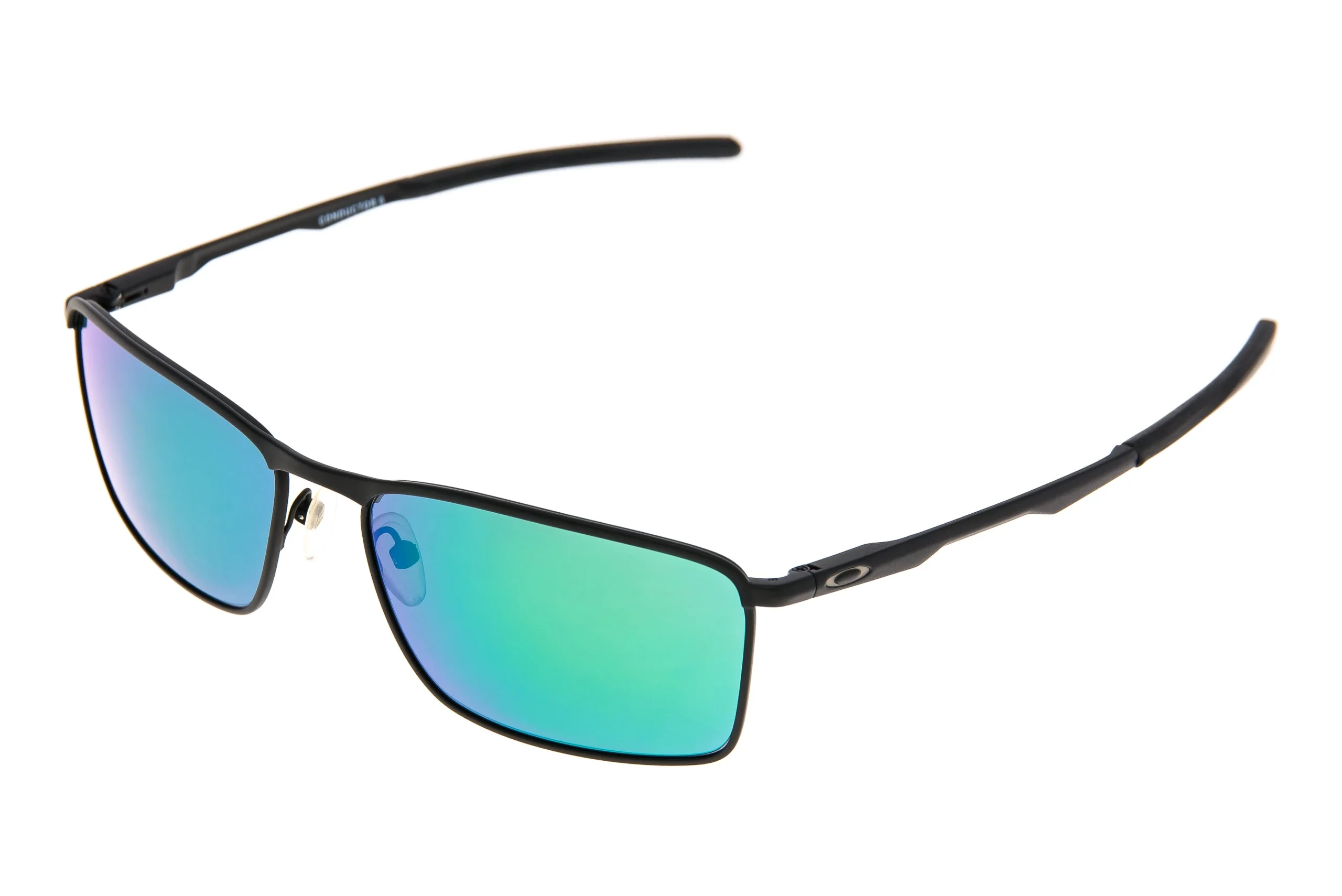 Oakley Conductor 6 Sunglasses Matte Black Frame Jade Iridium Lens