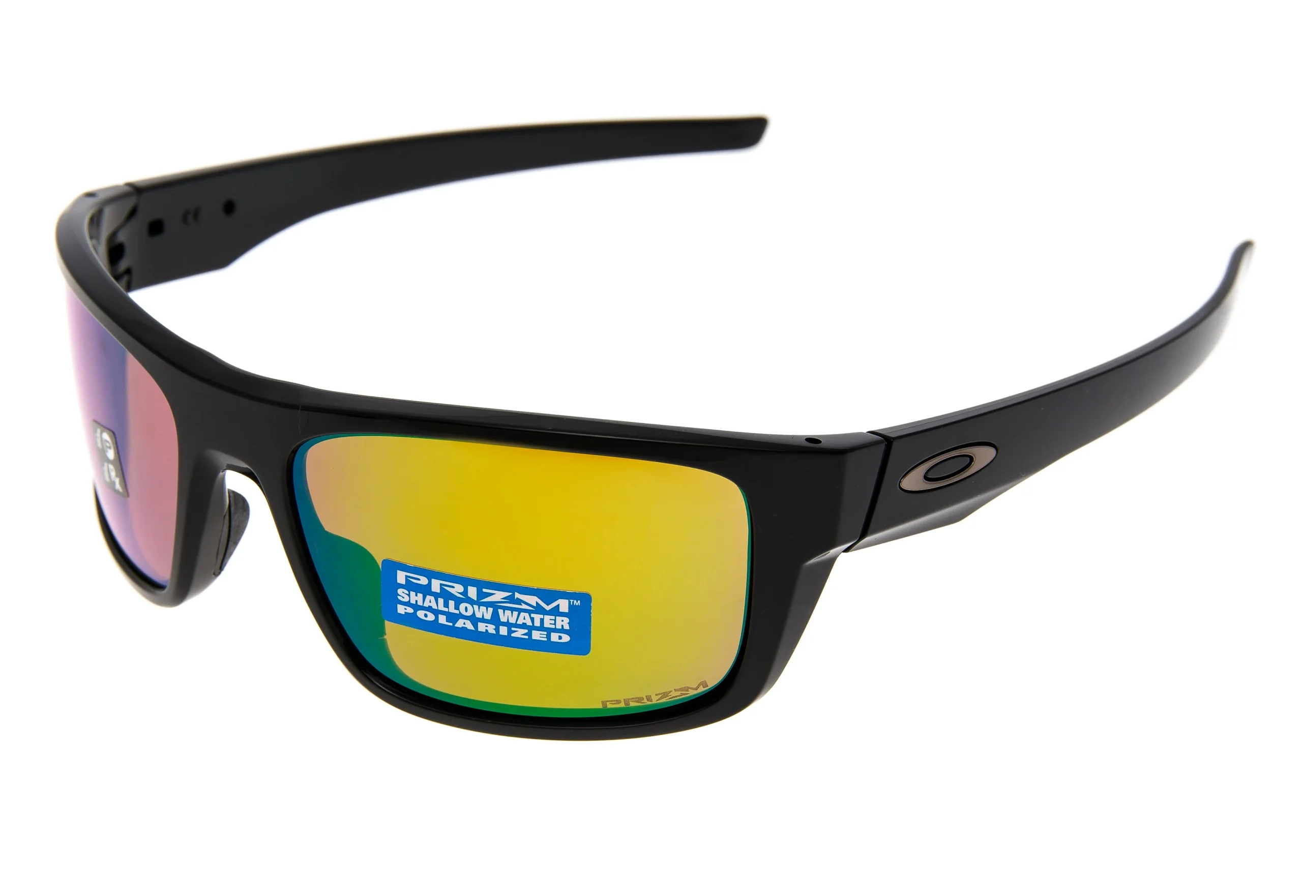 Oakley Drop Point Sunglasses Polished Black Frame Prizm Shallow Water Polarized Lens
