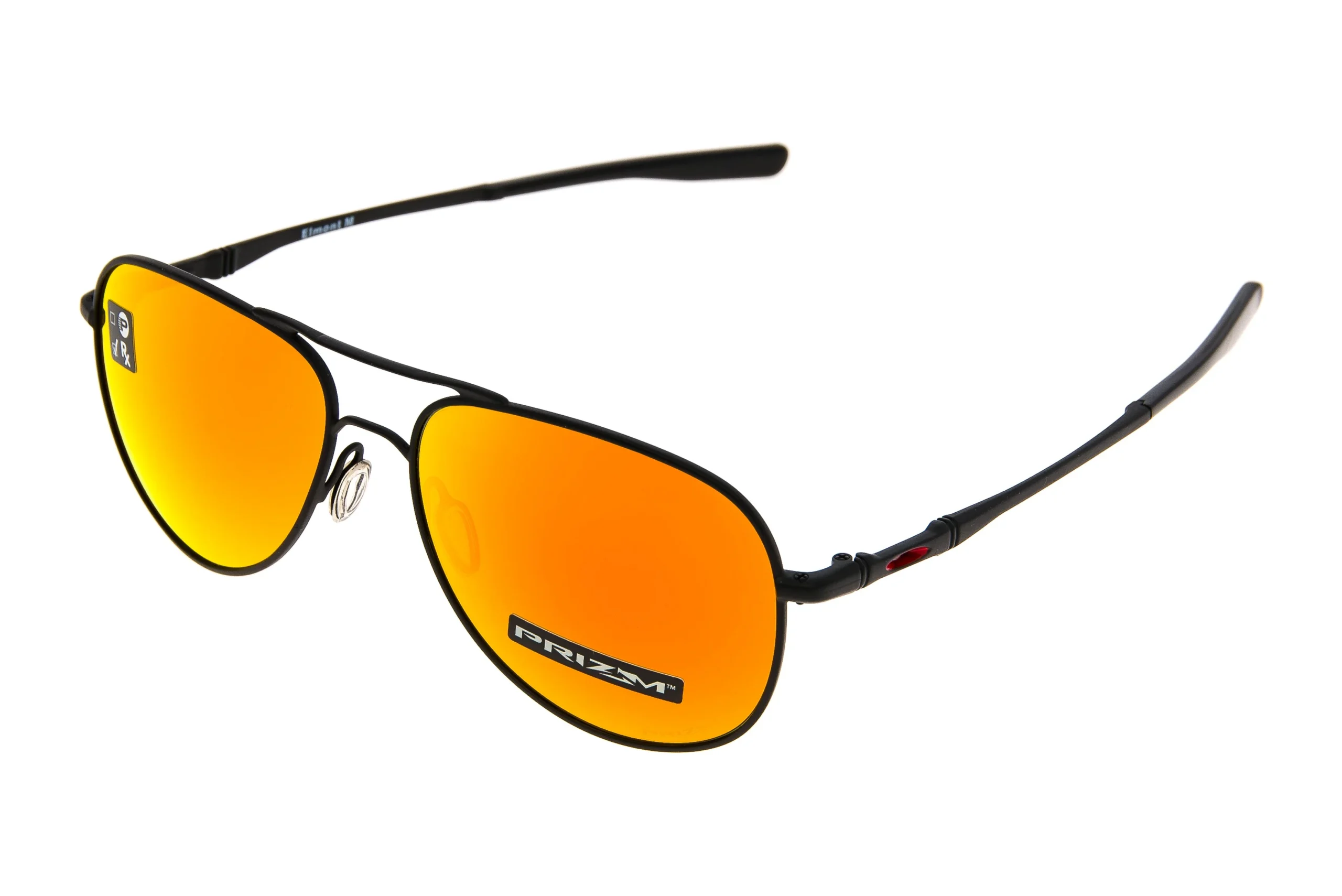 Oakley Elmont M Sunglasses Satin Black Frame Prizm Ruby Lens