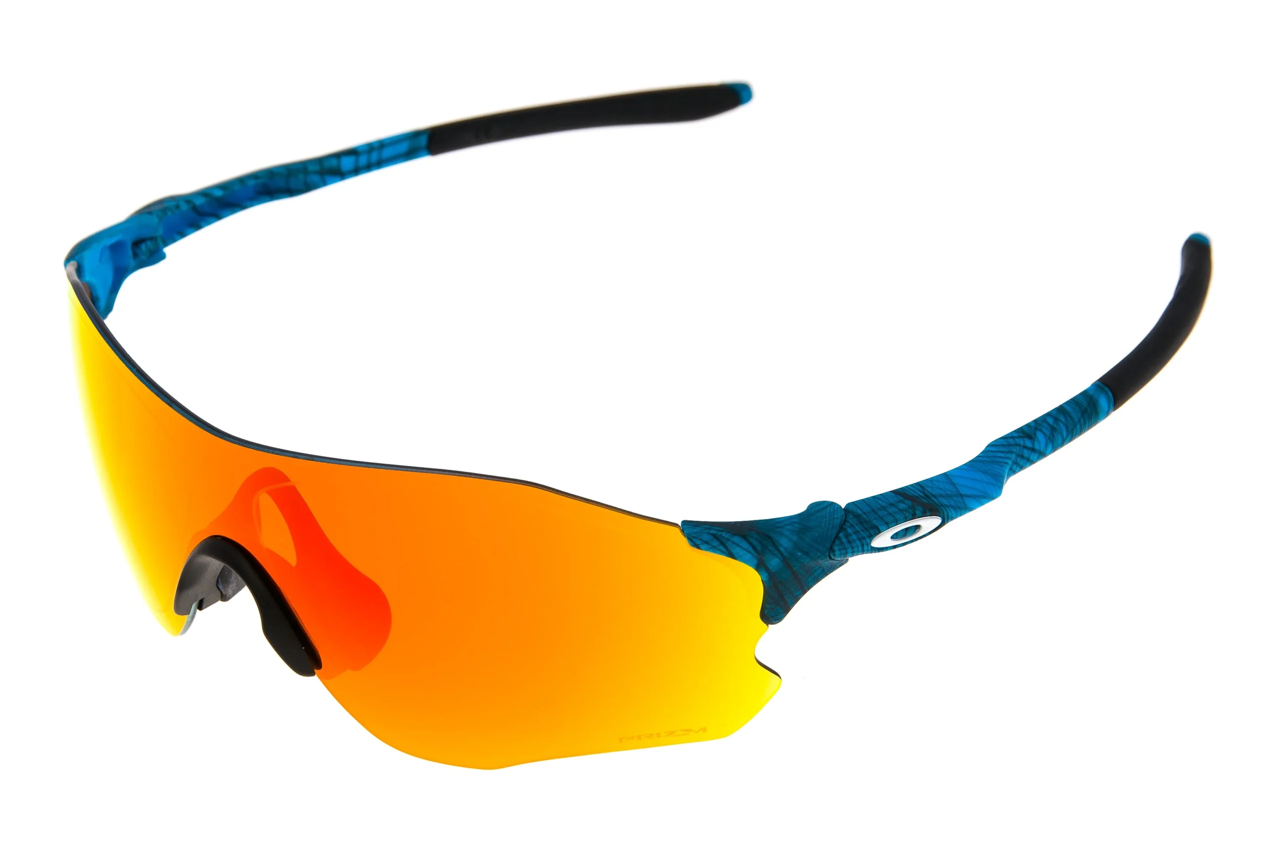 Oakley EVZero Path Sunglasses Aero Grid Sky Frame Prizm Ruby Lens