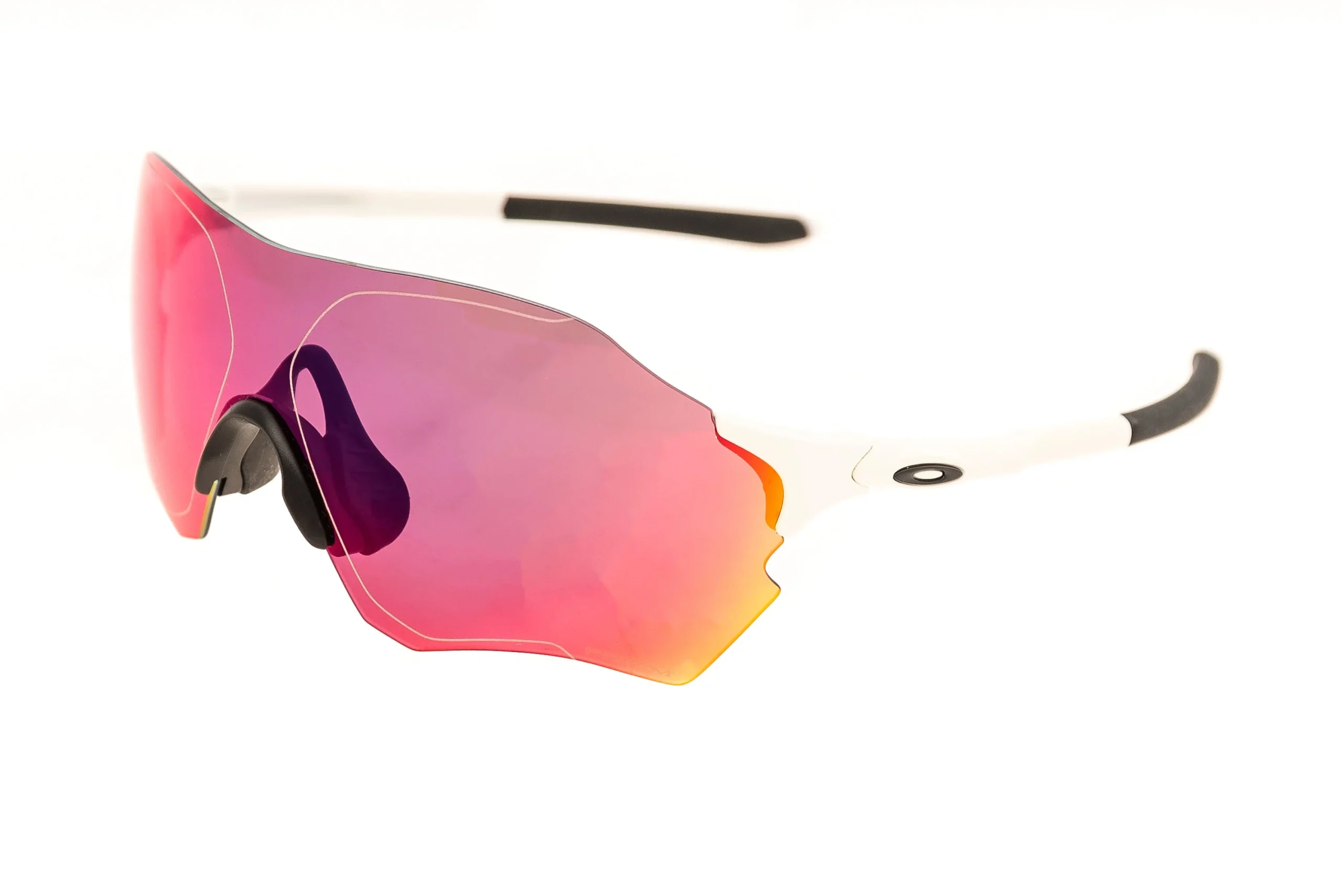 Oakley EvZero Path Sunglasses Matte White Frame Prizm Road Lens