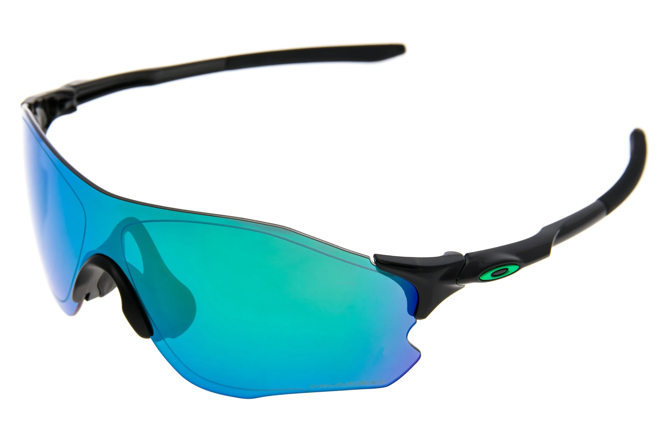 Oakley EVZero Path Sunglasses Polished Black Frame Jade Iridium Polarized Lens