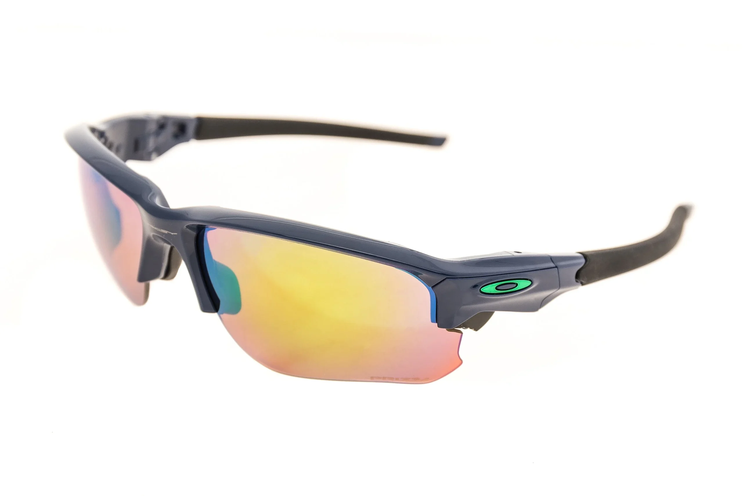 Oakley Flack Draft Sunglasses Blue Frame Prizm Shallow Water Polarized Lens - Excellent