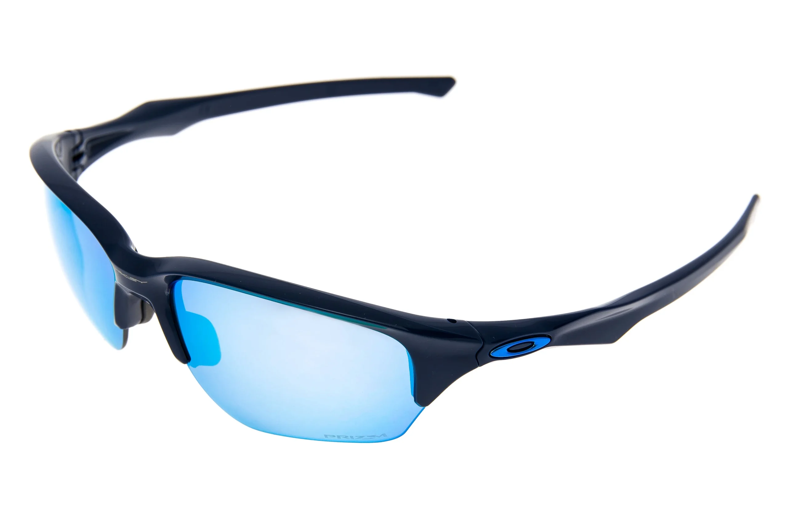 Oakley Flak Beta Sunglasses Polished Blue Frame Prizm Deep Water Polarized Lens