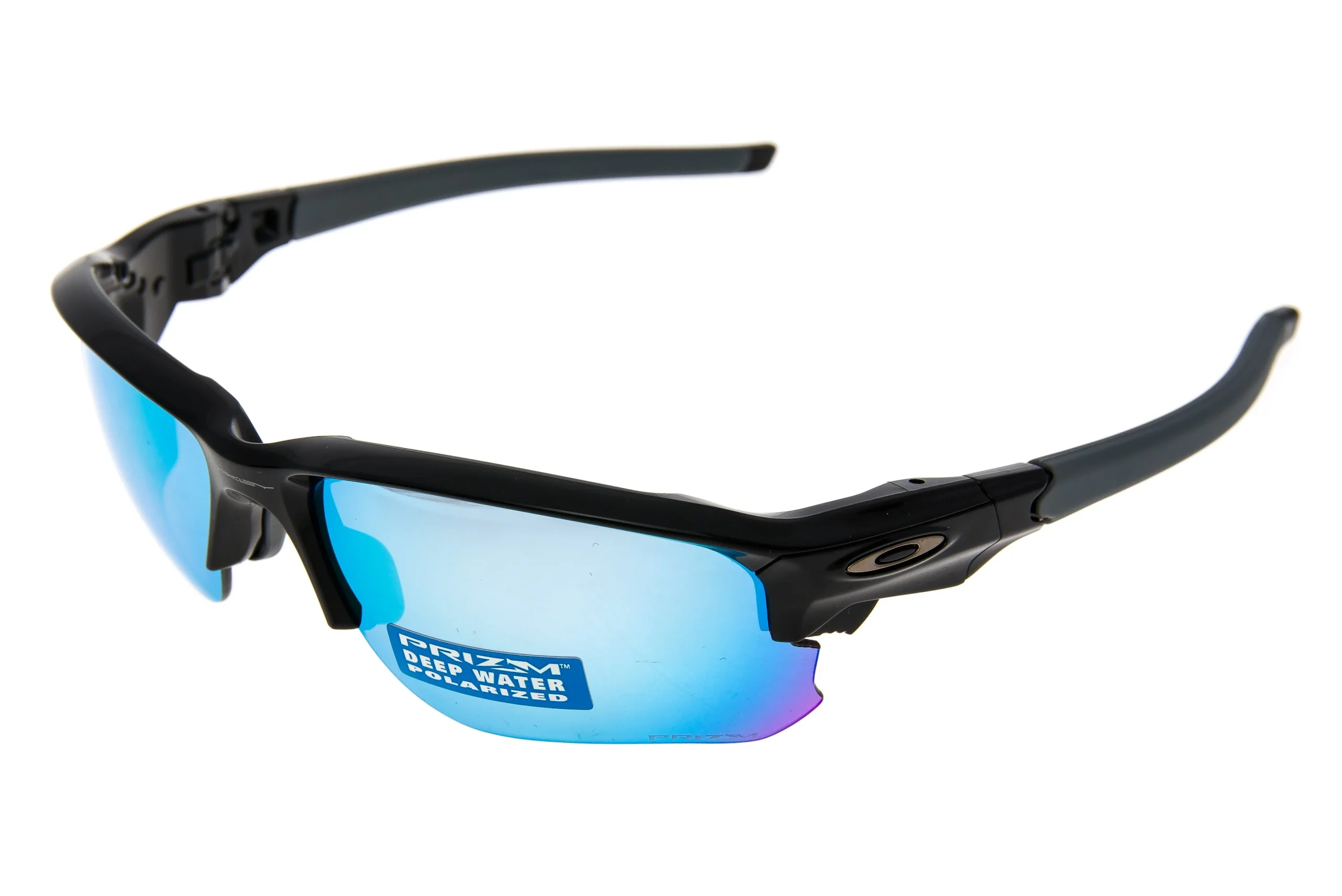 Oakley Flak Draft Sunglasses Polished Black Frame Prizm Deep Water Polarized Lens