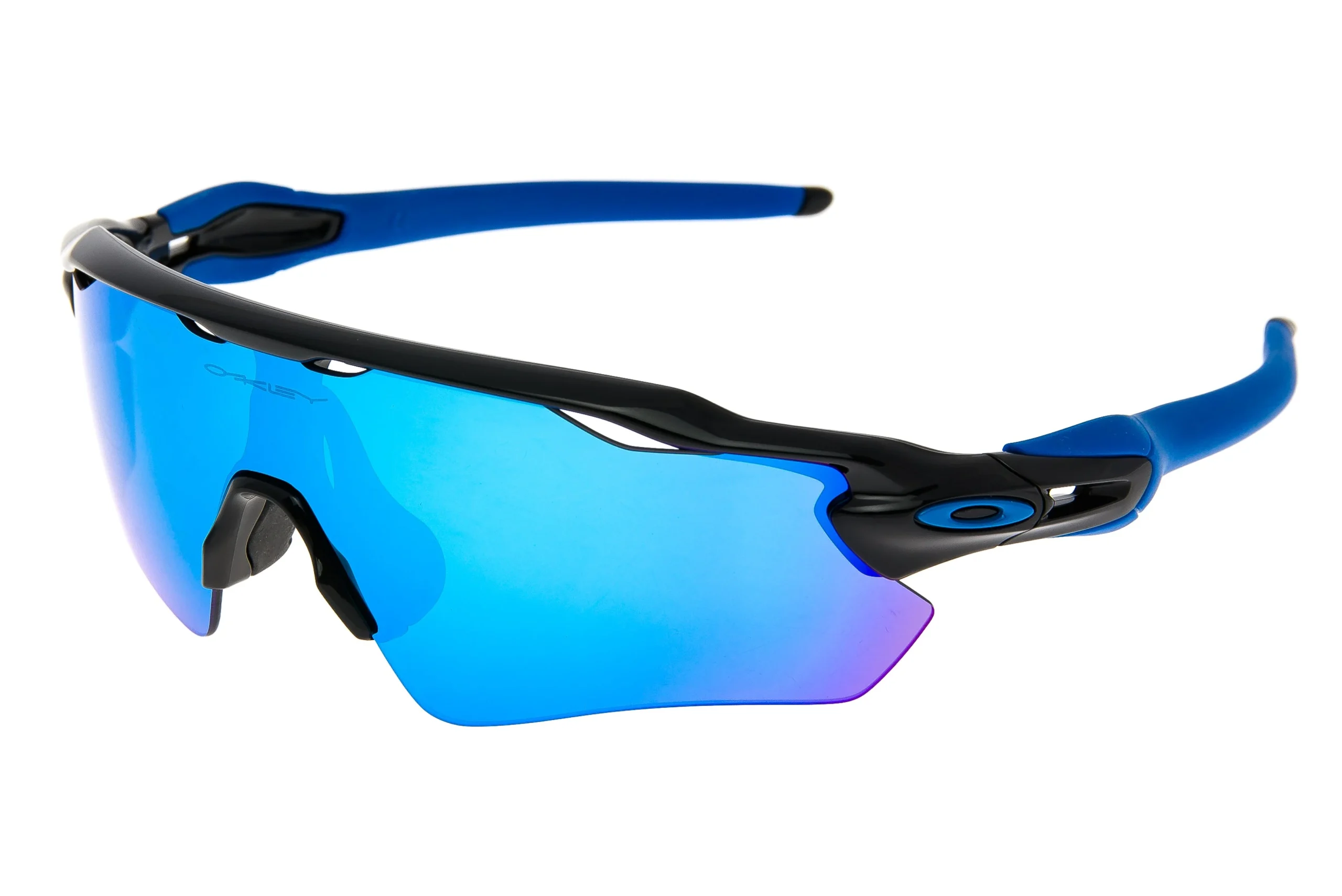 Oakley Radar EV Path Sunglasses Polished Black/Blue Frame Sapphire Iridium Lens