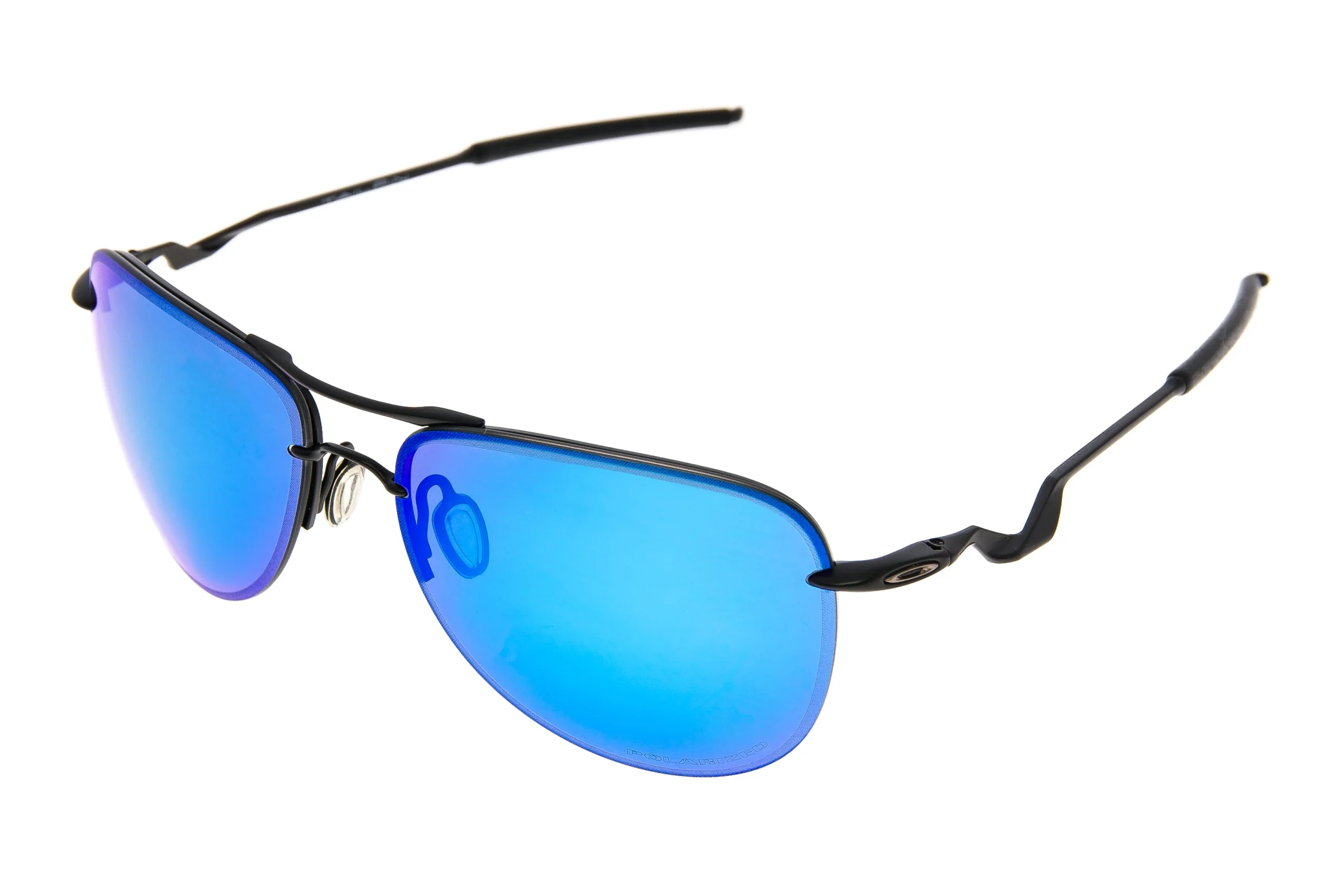 Oakley Tailpin Sunglasses Satin Black Frame Polarized Sapphire Iridium Lens