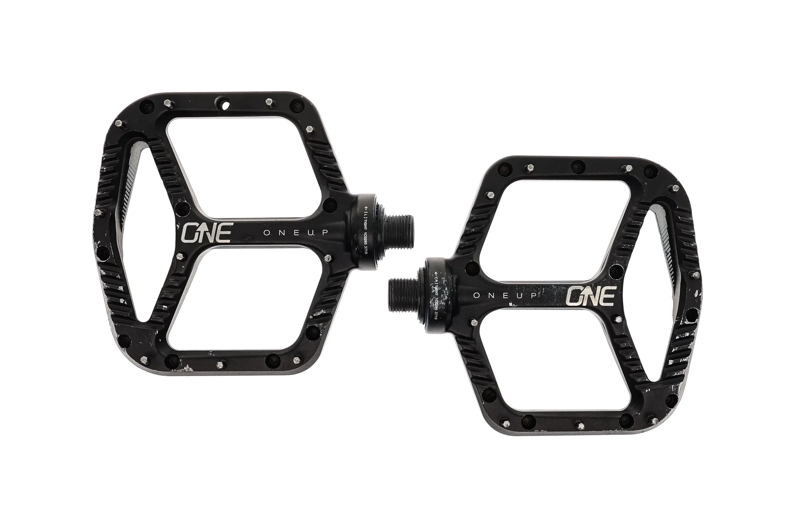 One One Up Aluminum Pedals Flats Black