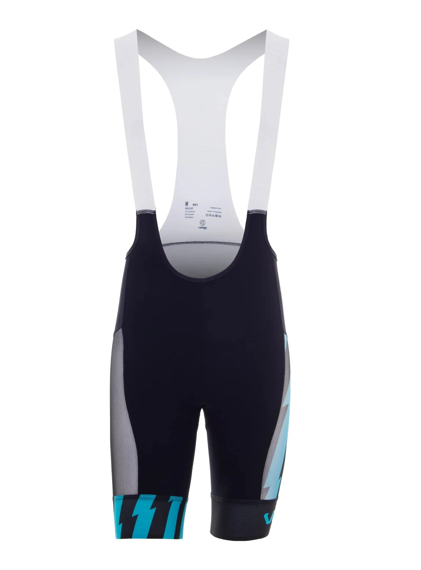 PAIN CAVE BIBS - BLACK LOGO - WOMEN