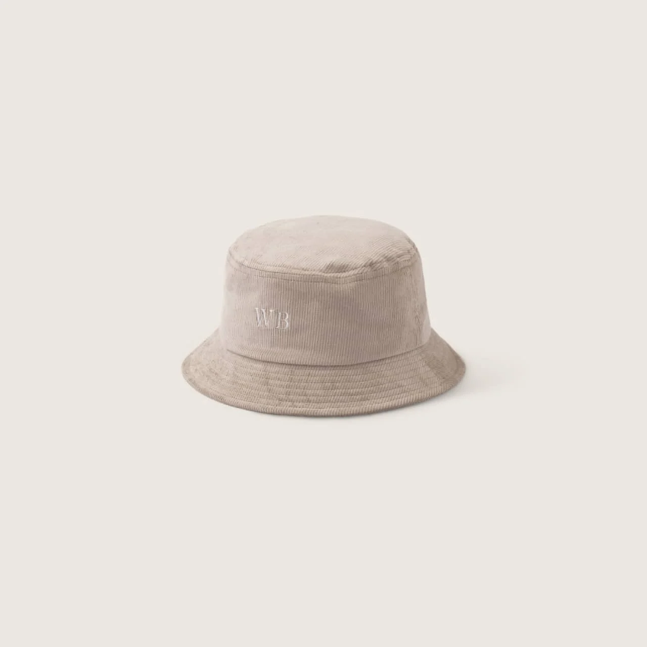 Perry Bone |Beige Cord Bucket Hat - final sale