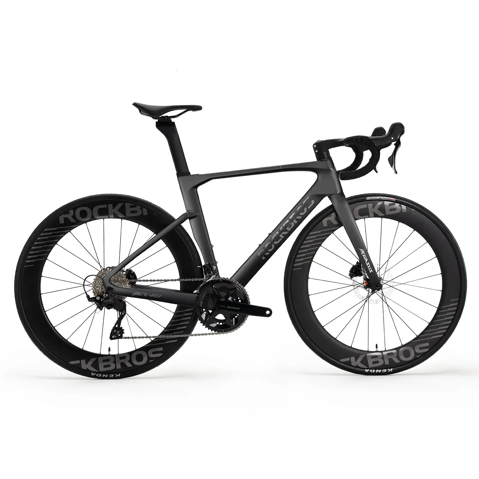 PGZ Carbon Fiber Road Bike Black