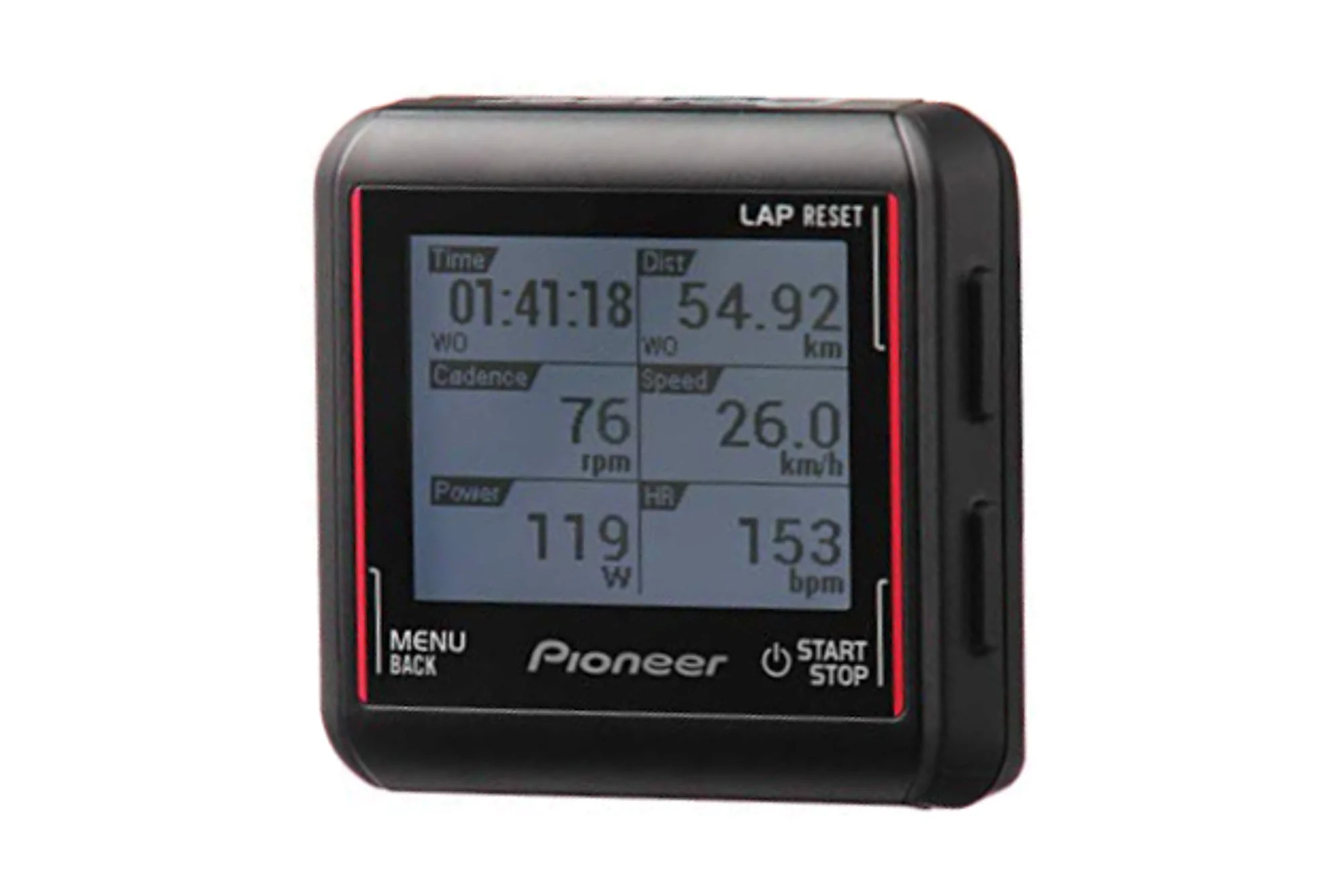 Pioneer SGX-CA500 Cycling Computer ANT+ WI-FI Black/Red