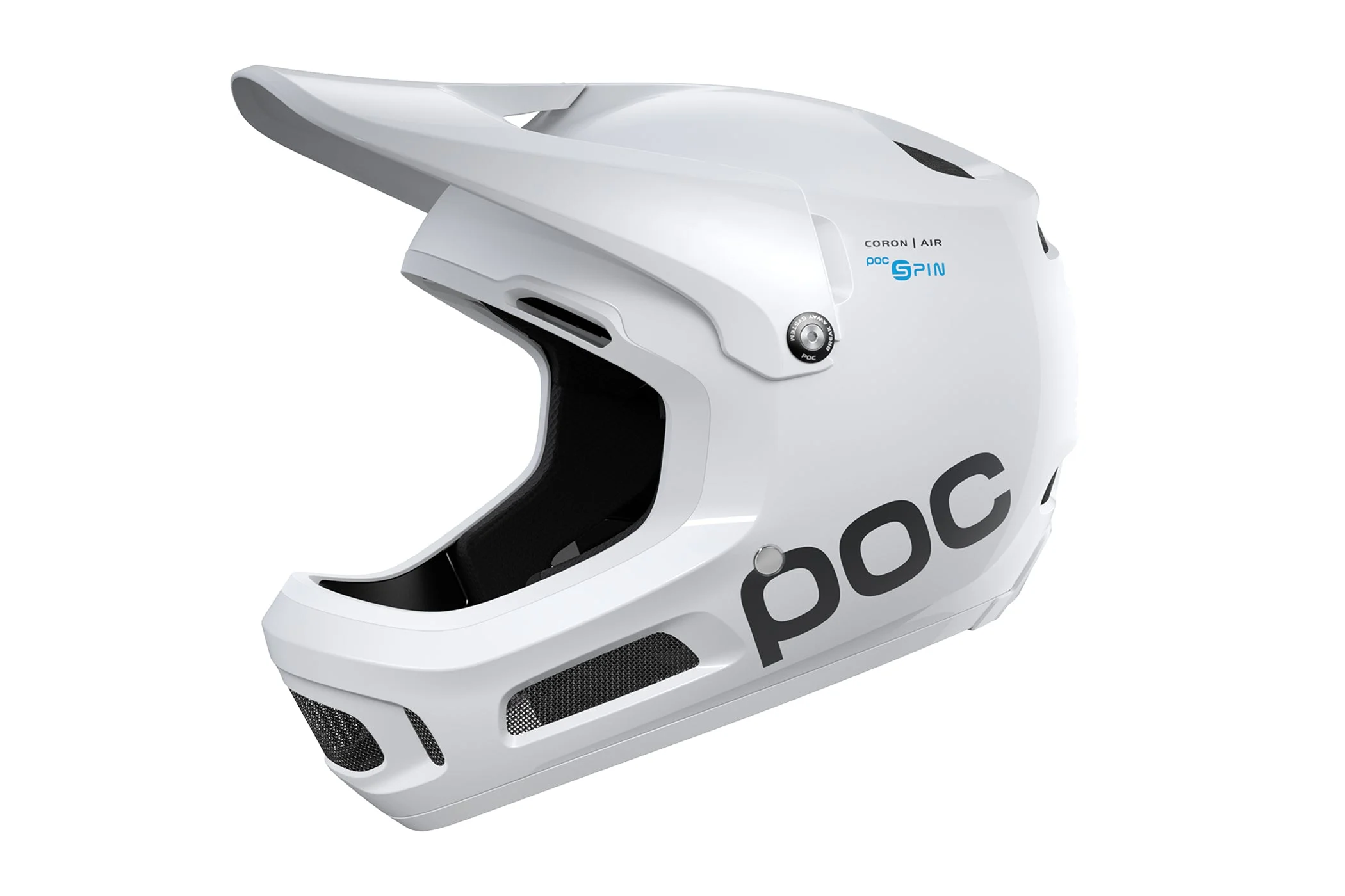 POC Coron Air SPIN Bike Helmet Hydrogen White