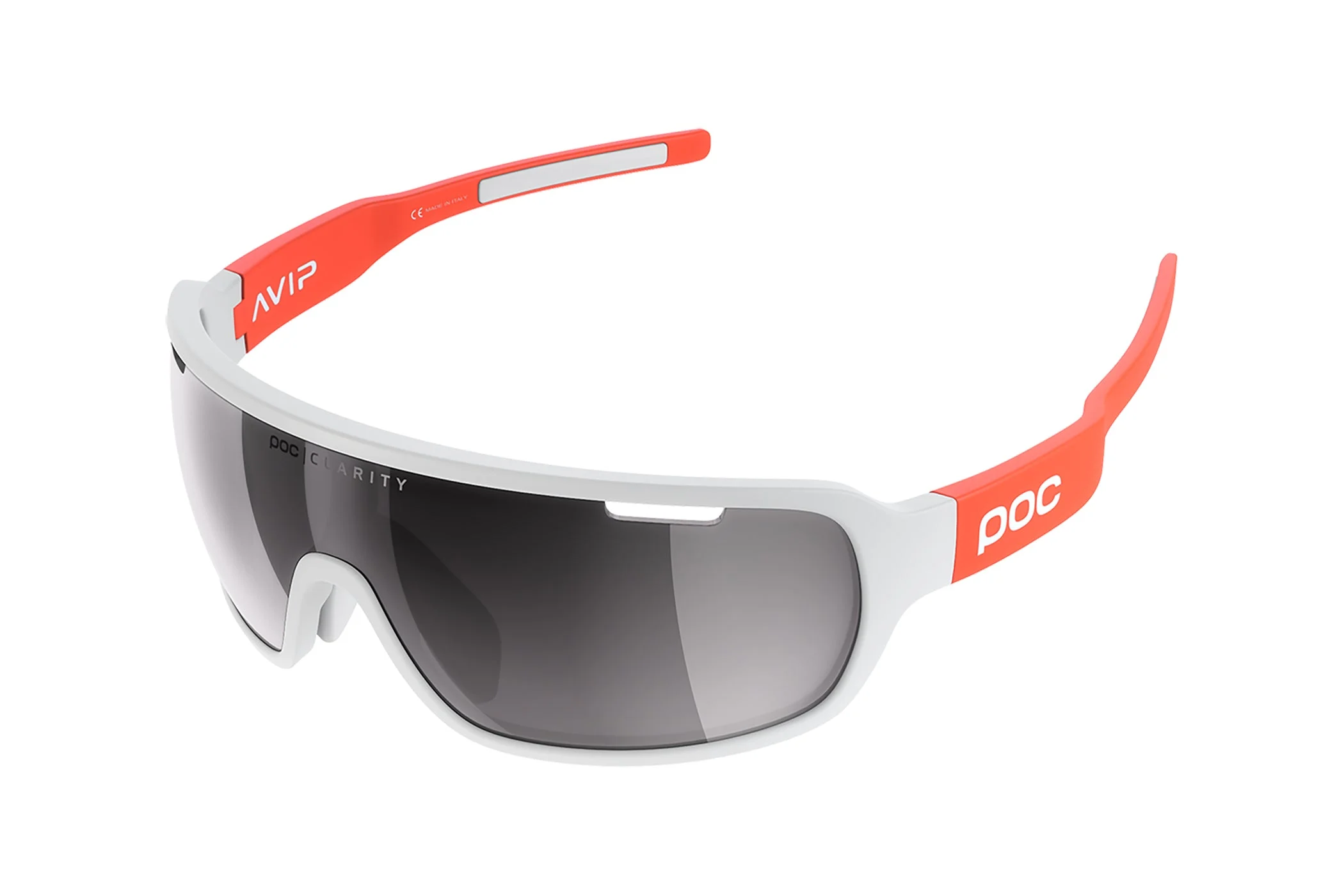 POC DO BLADE AVIP Sunglasses Hydrogen White/Zink Orange