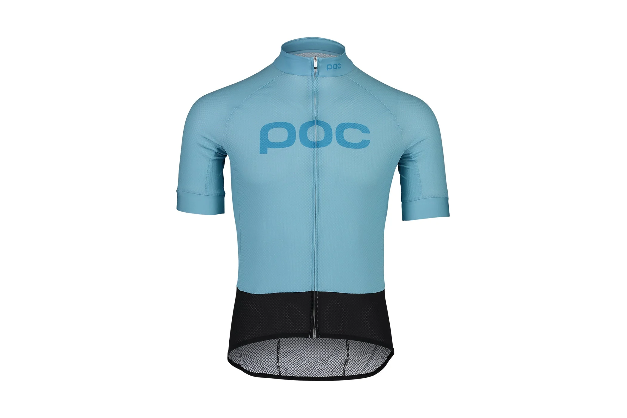POC Essential Road Logo Jersey Lt Basalt Blue/Basalt Blue Medium