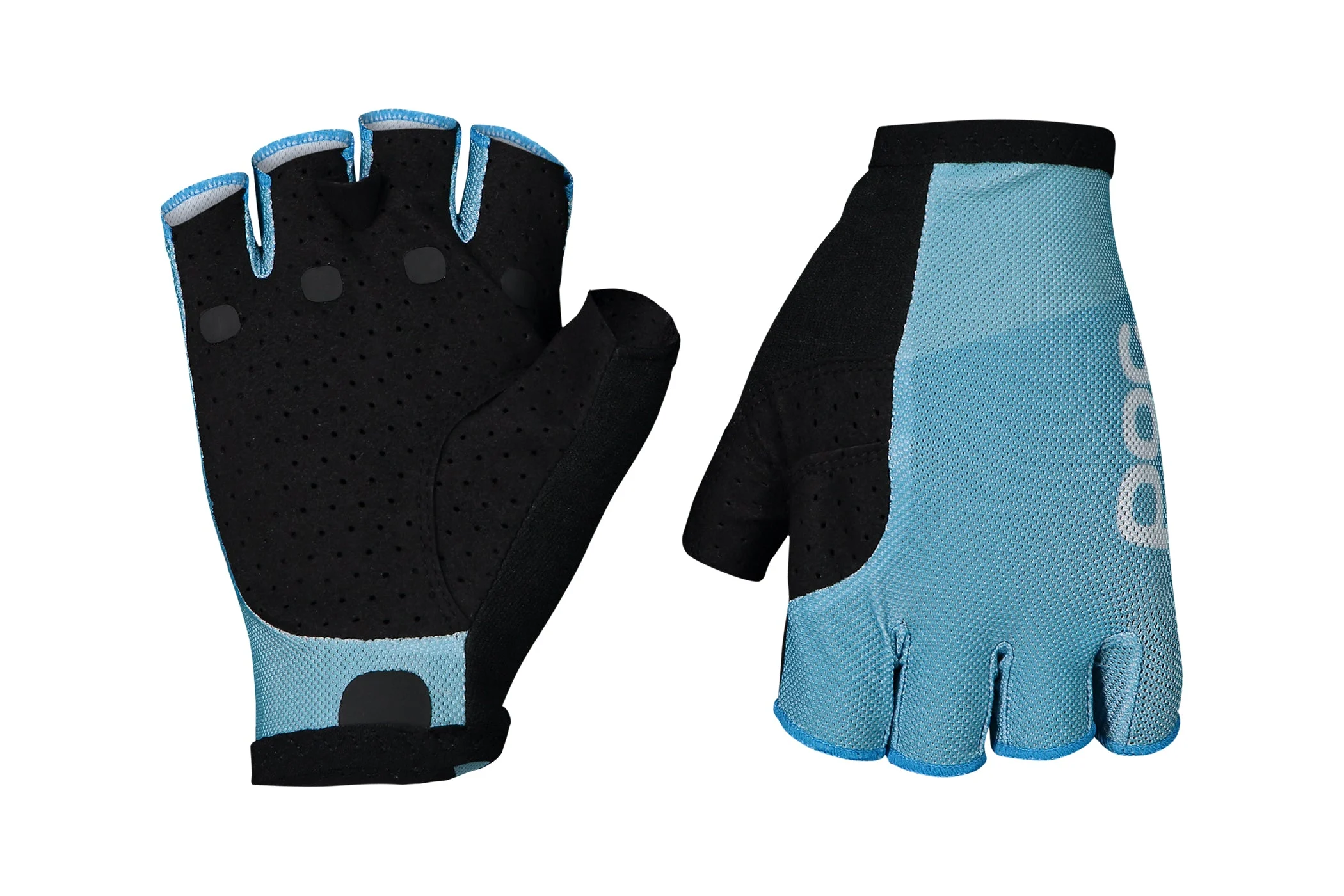 POC Essential Road Mesh Short Gloves Basalt Blue/Lt Basalt Blue Medium