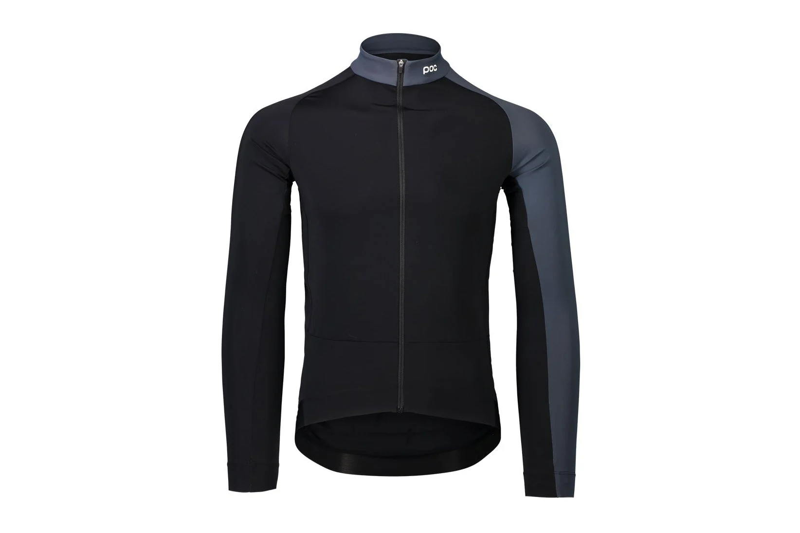 POC Essential Road Mid LS Jersey Uranium Black/Sylvanite Grey Medium