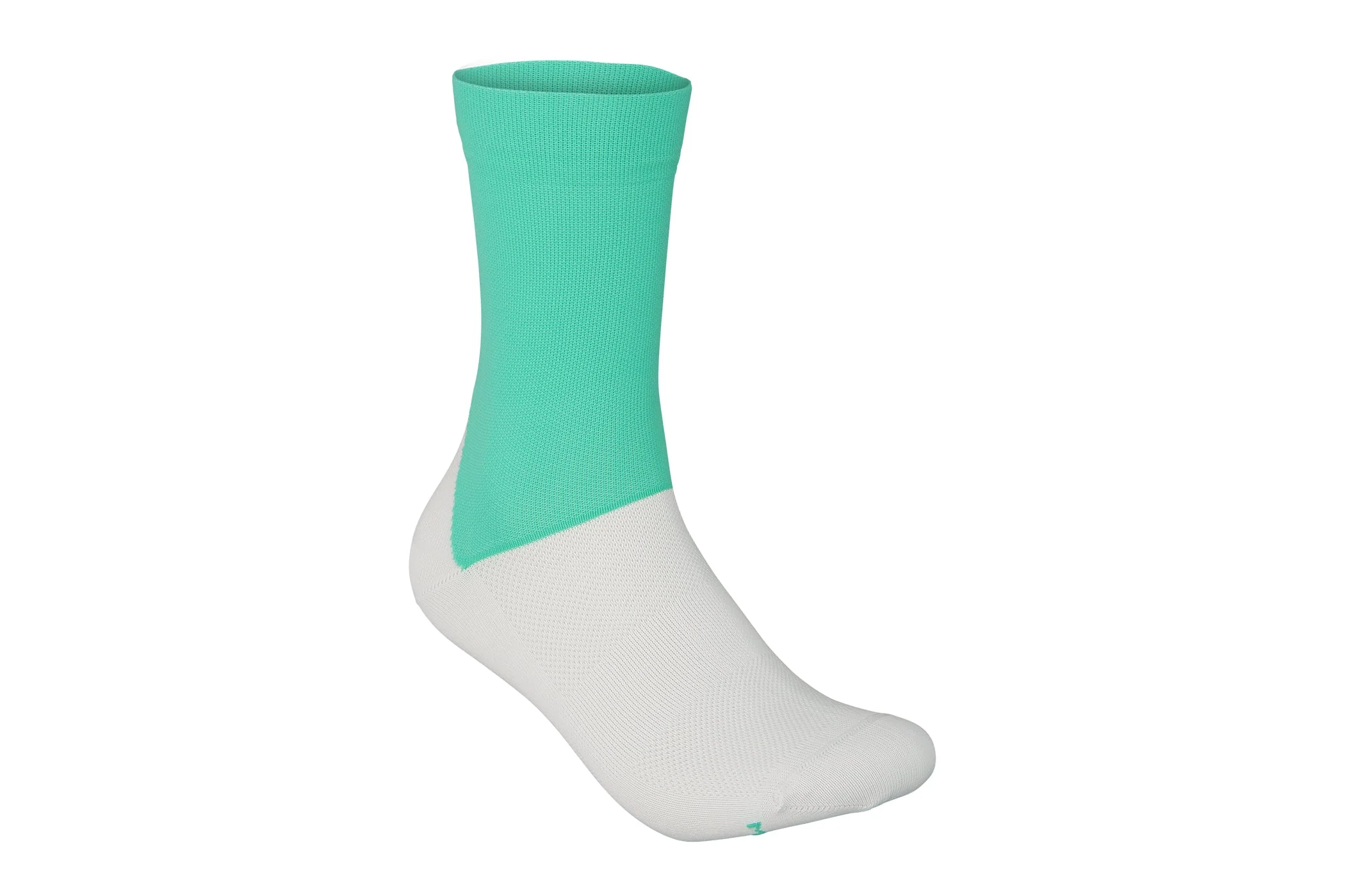 POC Essential Road Sock Fluorite Green/Hydrogen White Medium
