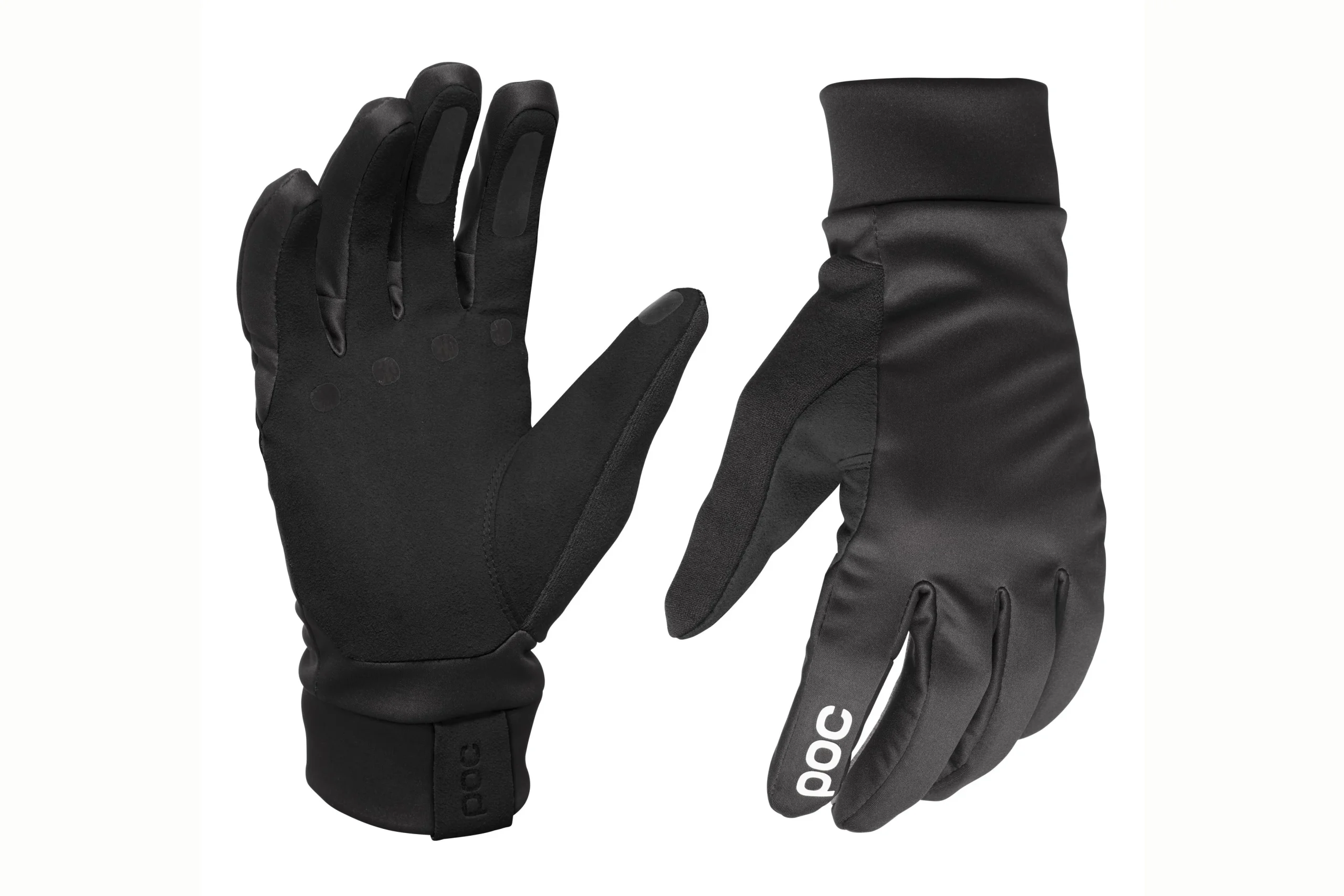 POC Essential Road Softshell Gloves Uranium Black Small
