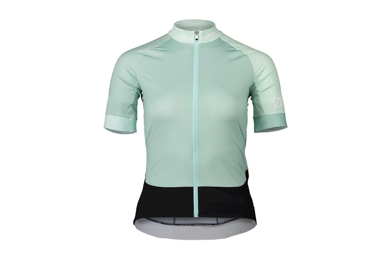 POC Essential Road Womens Jersey Apophyllite Multi Green Medium