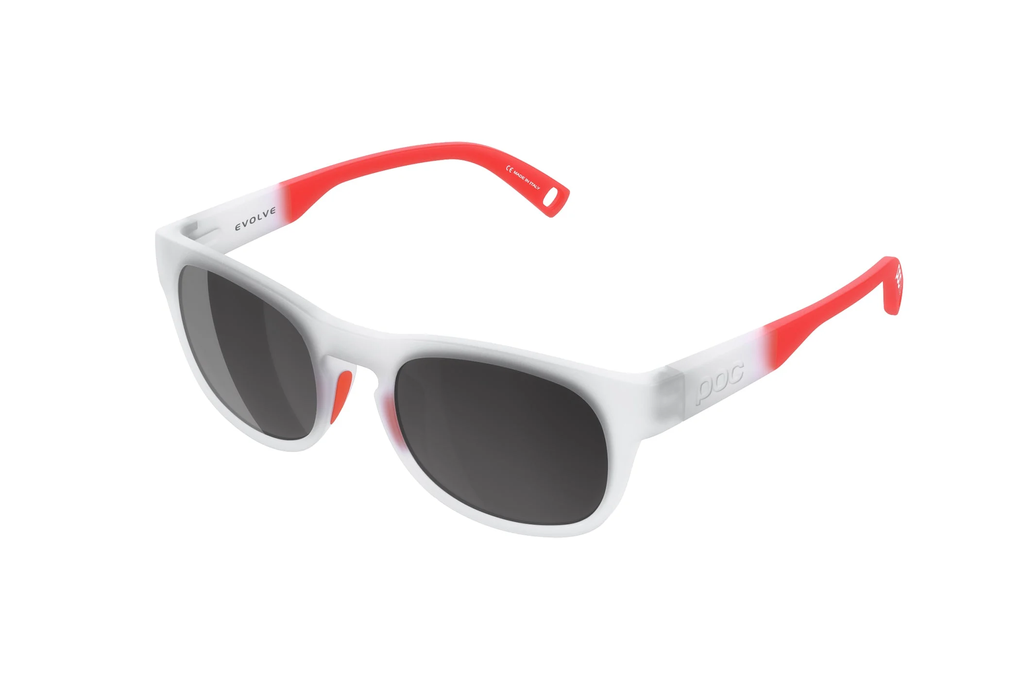 POC Evolve Sunglasses Transparant Crystal/Fluorescent Orange