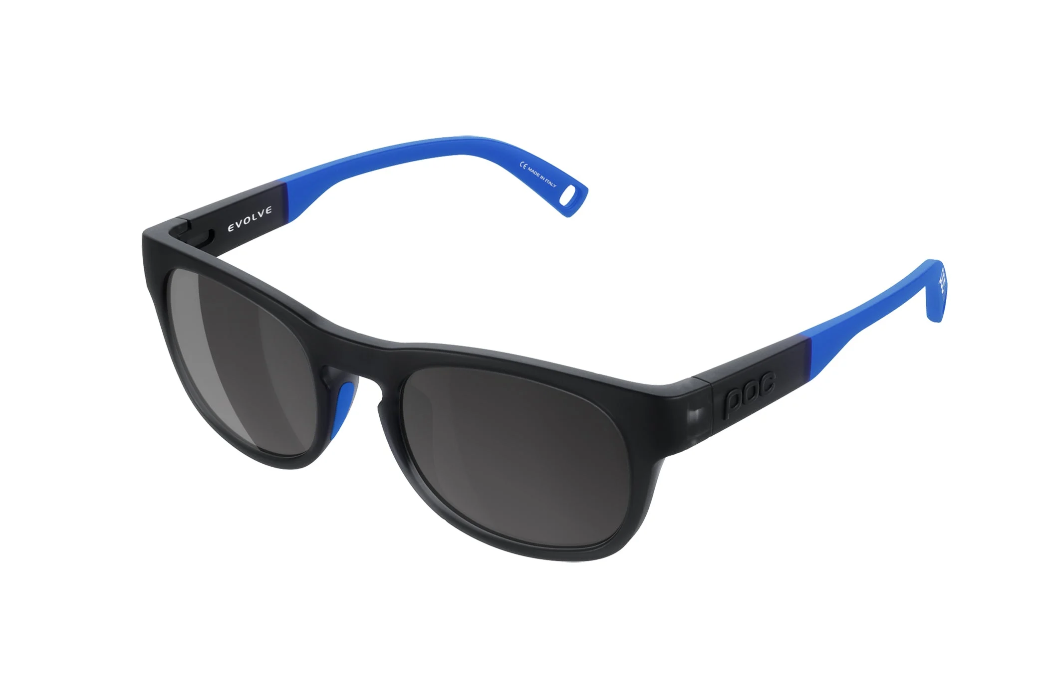 POC Evolve Sunglasses Uranium Black/Fluorescent Blue