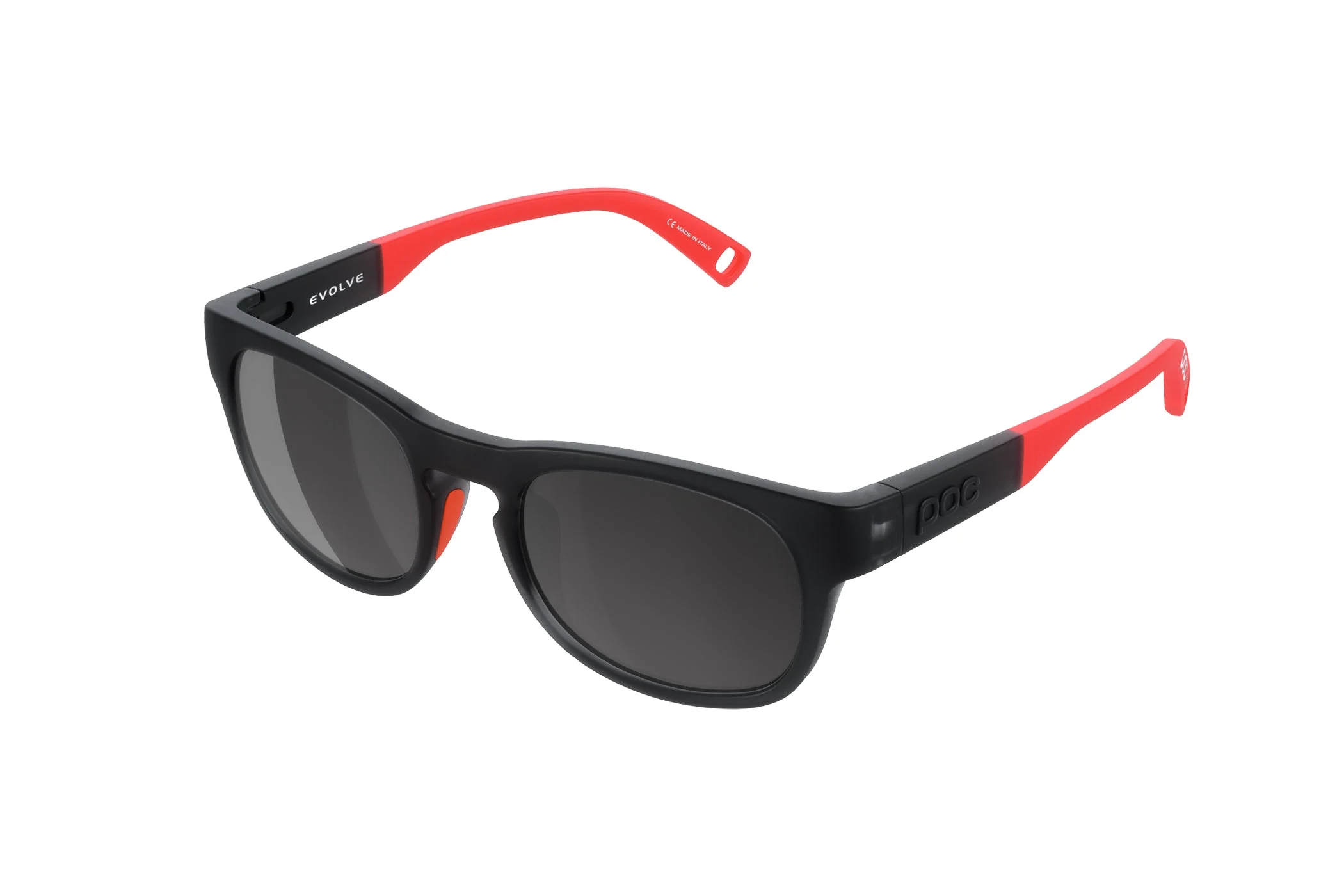 POC Evolve Sunglasses Uranium Black/Fluorescent Orange