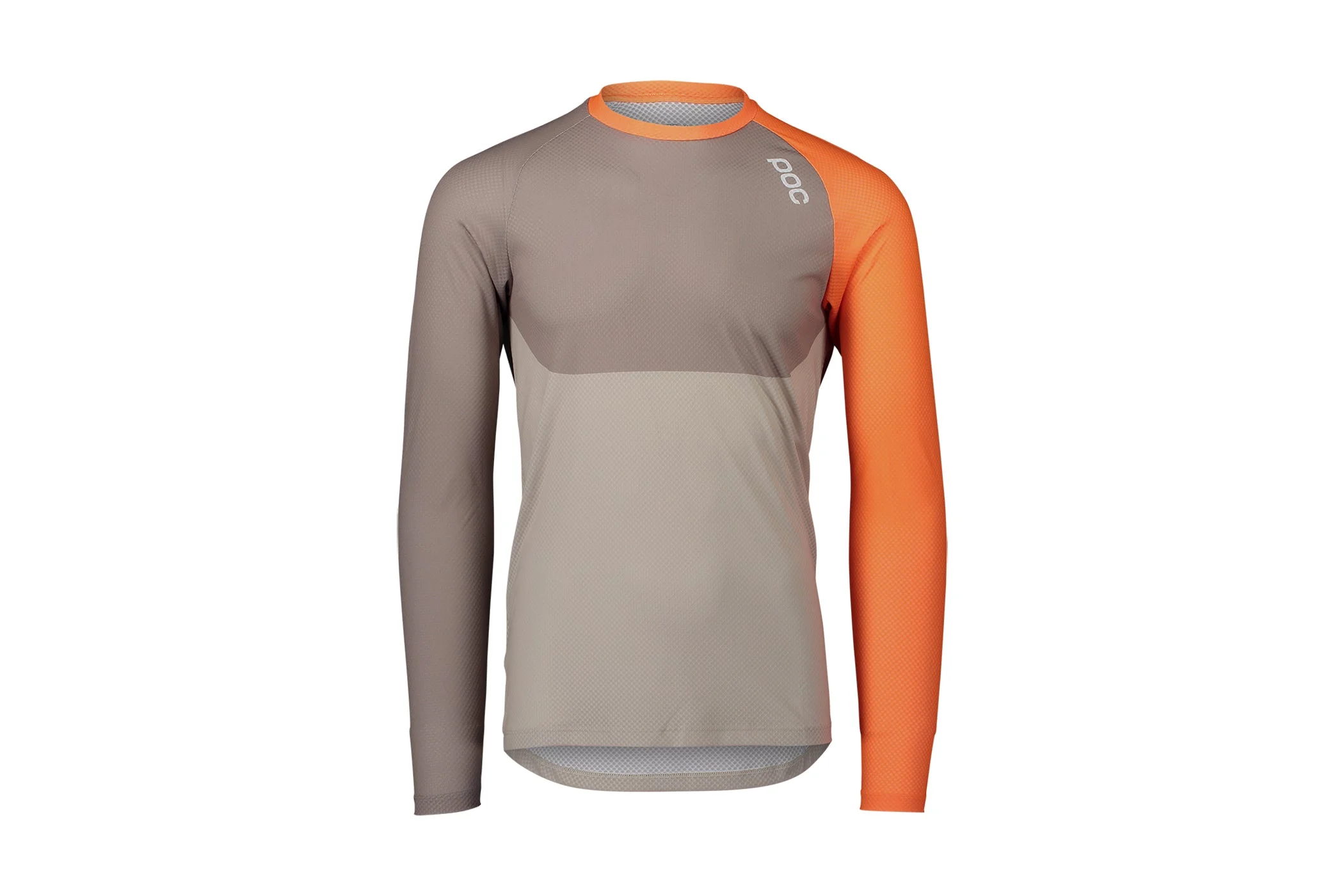 POC MTB Pure LS Jersey Zink Orange/Sandstone/Lt Sandstone Medium