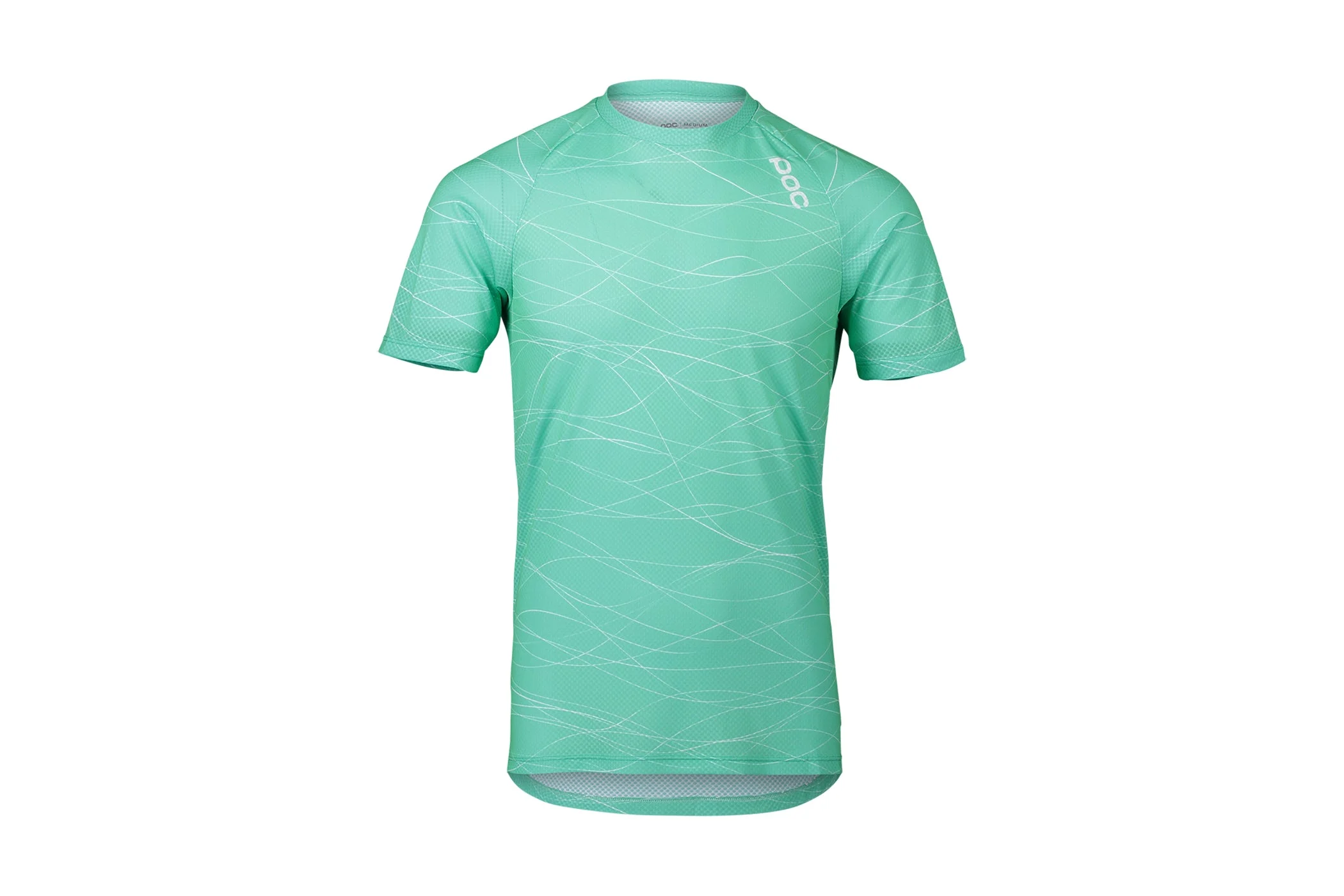 POC MTB Pure Tee Lines Fluorite Green