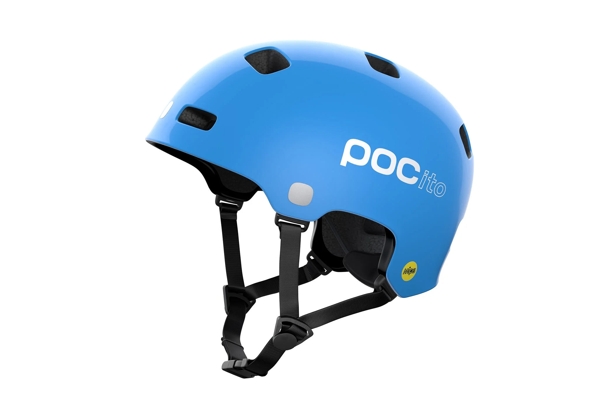 POC POCito Crane MIPS Bike Helmet Fluorescent Blue