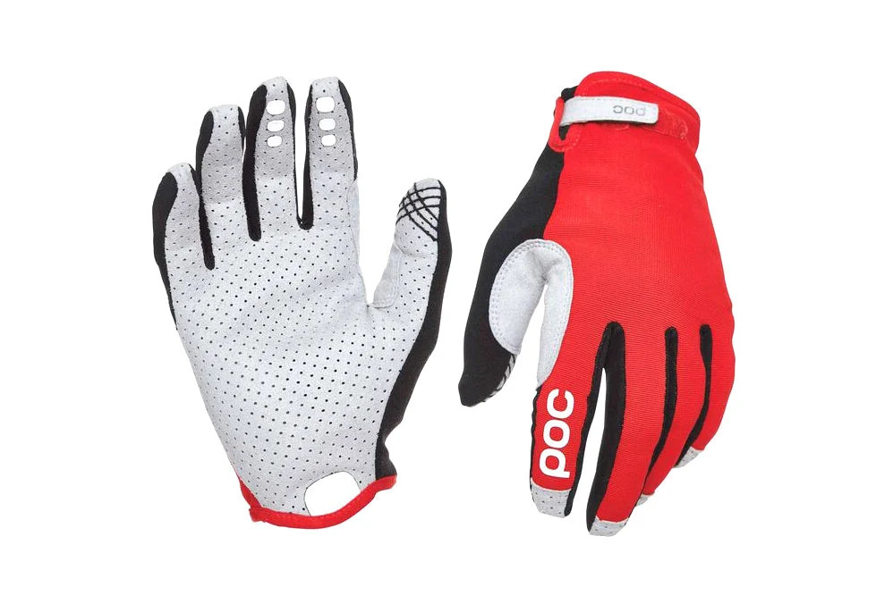 POC Resistance Enduro Adjustable Gloves Prismane Red Medium