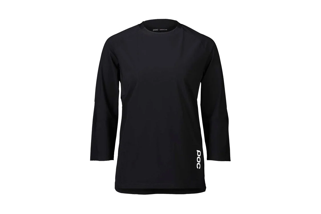 POC Resistance Womens 3/4 Jersey Uranium Black Medium