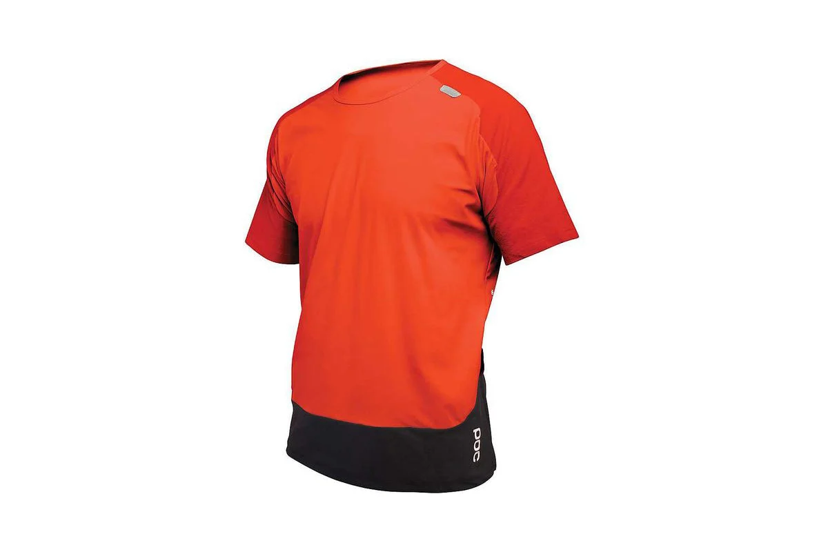 POC Resistance XC Tee Prismane Red Medium