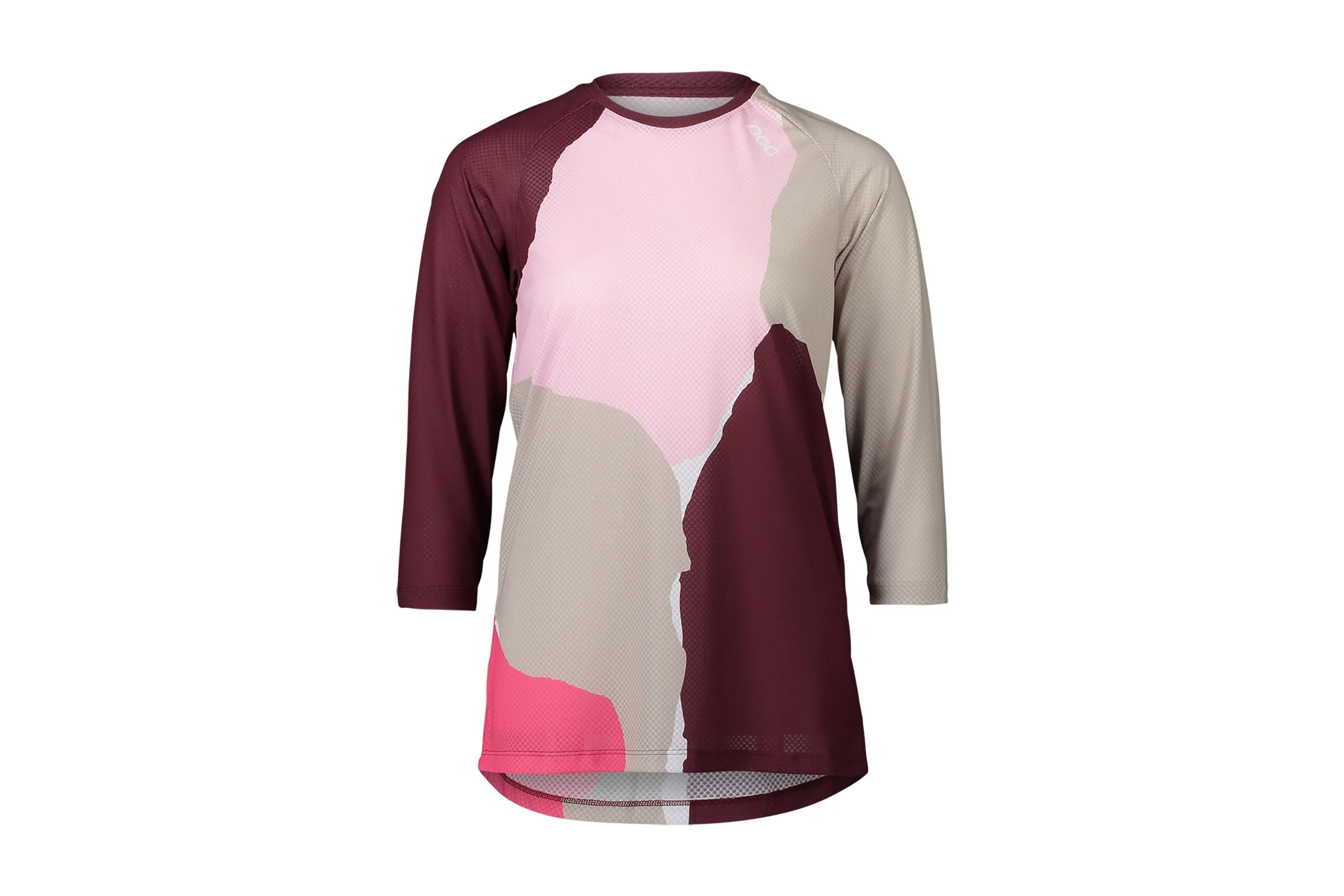 POC Women's Pure 3/4 Jersey Color Splashes Multi Propylene Red Medium