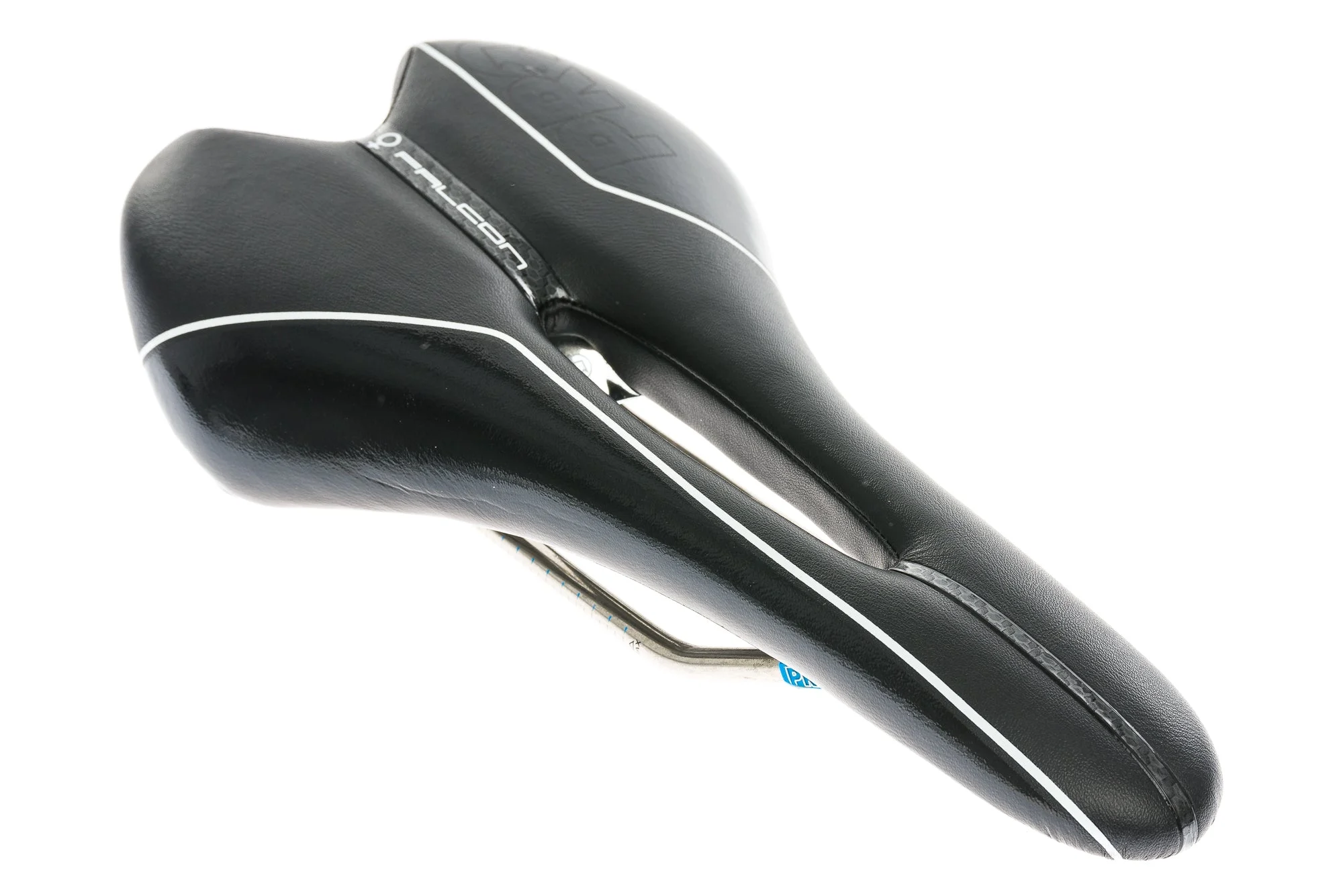 PRO Falcon Womens Saddle 142mm Titanium Rails Black