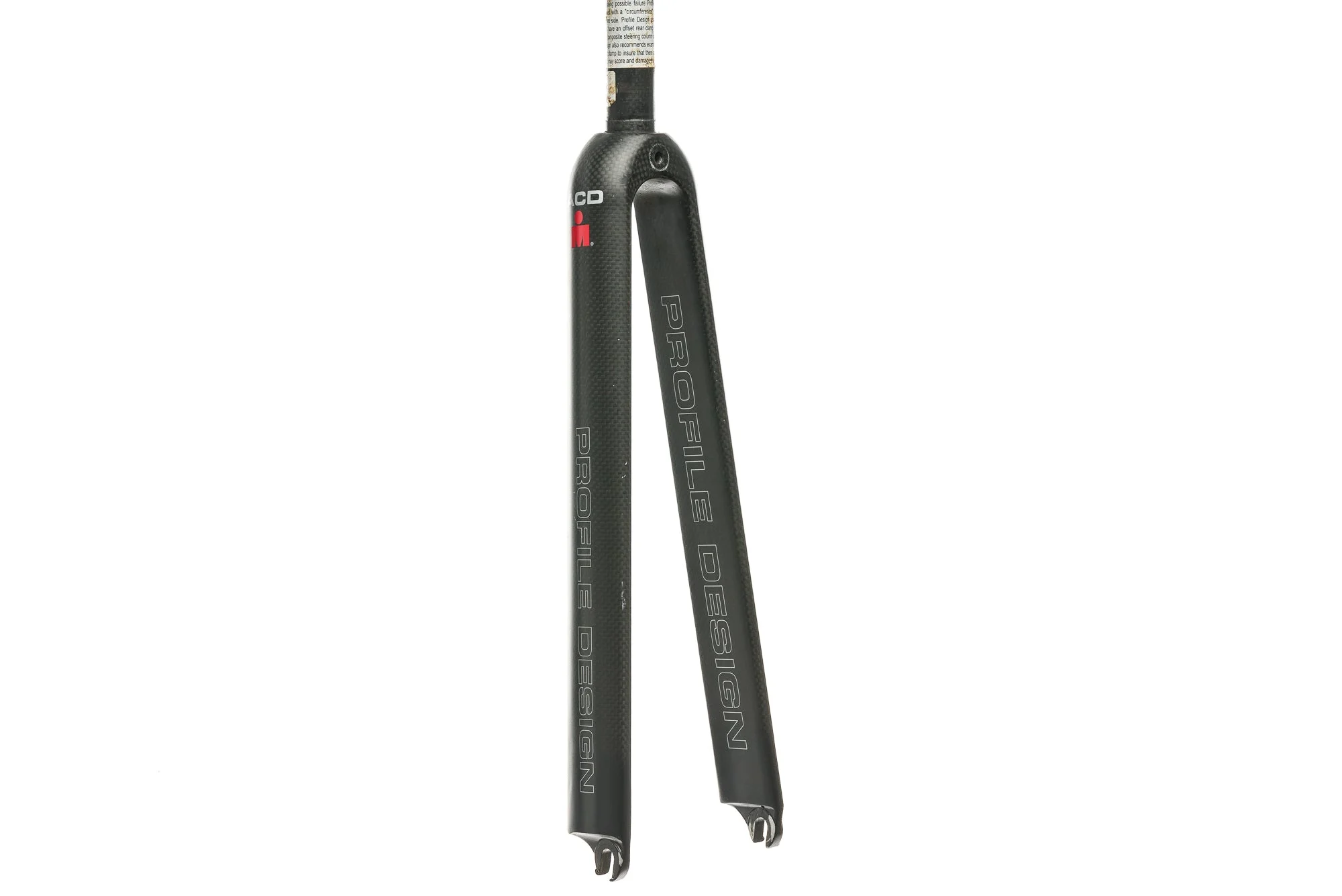 Profile Design ACD Road Fork 700c 9x100mm QR 1" Carbon Black