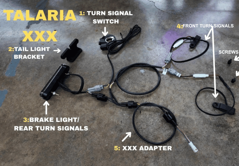 Project9 Turn Signal and Brake Light Kit for Talaria XXX, MX3-MX5