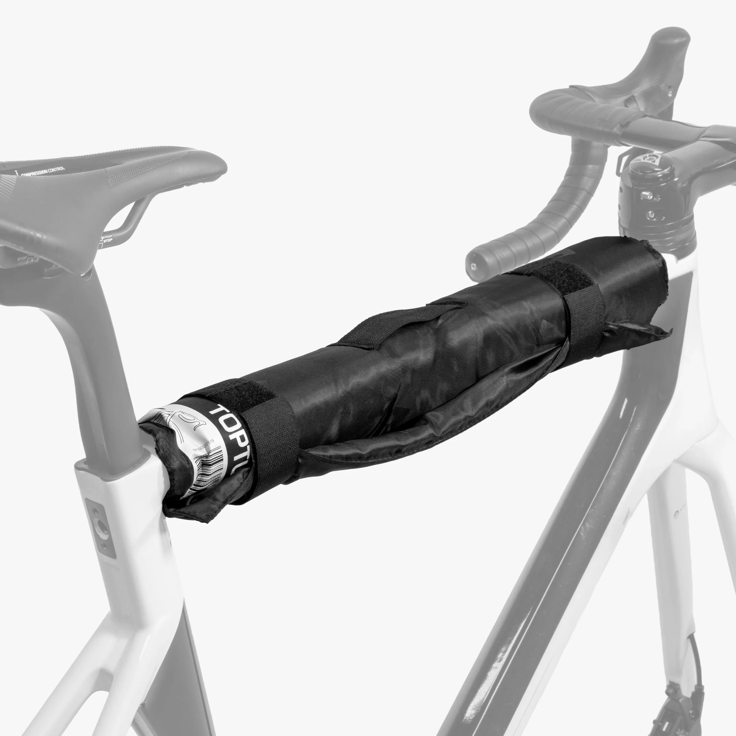 Protección acolchada para proteger el cuadro de la bicicleta