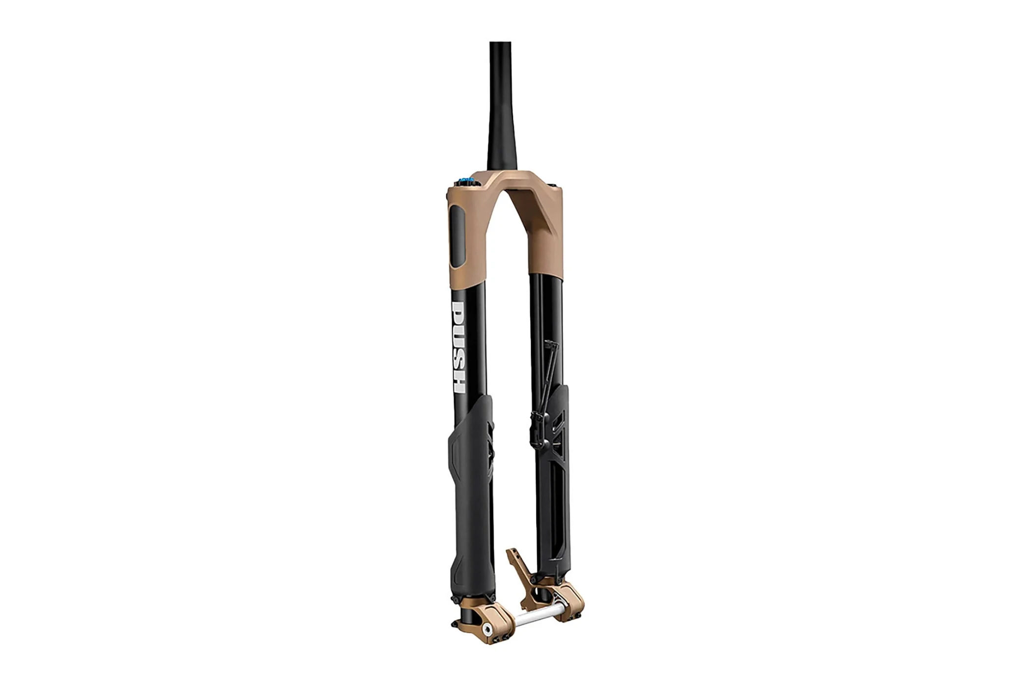PUSH Industries Nine One V2 Inverted Coil Suspension Fork - 29", 160mm, 50lb Spring, Bronze