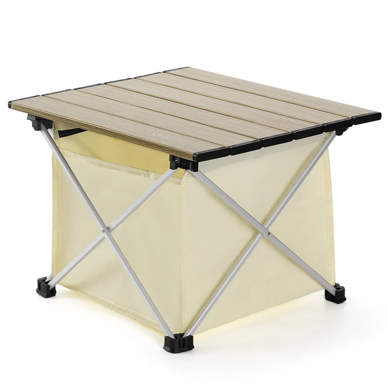Qunature Aluminium Alloy Folding Portable Table Outdoor Camping Picnic BBQ Desk