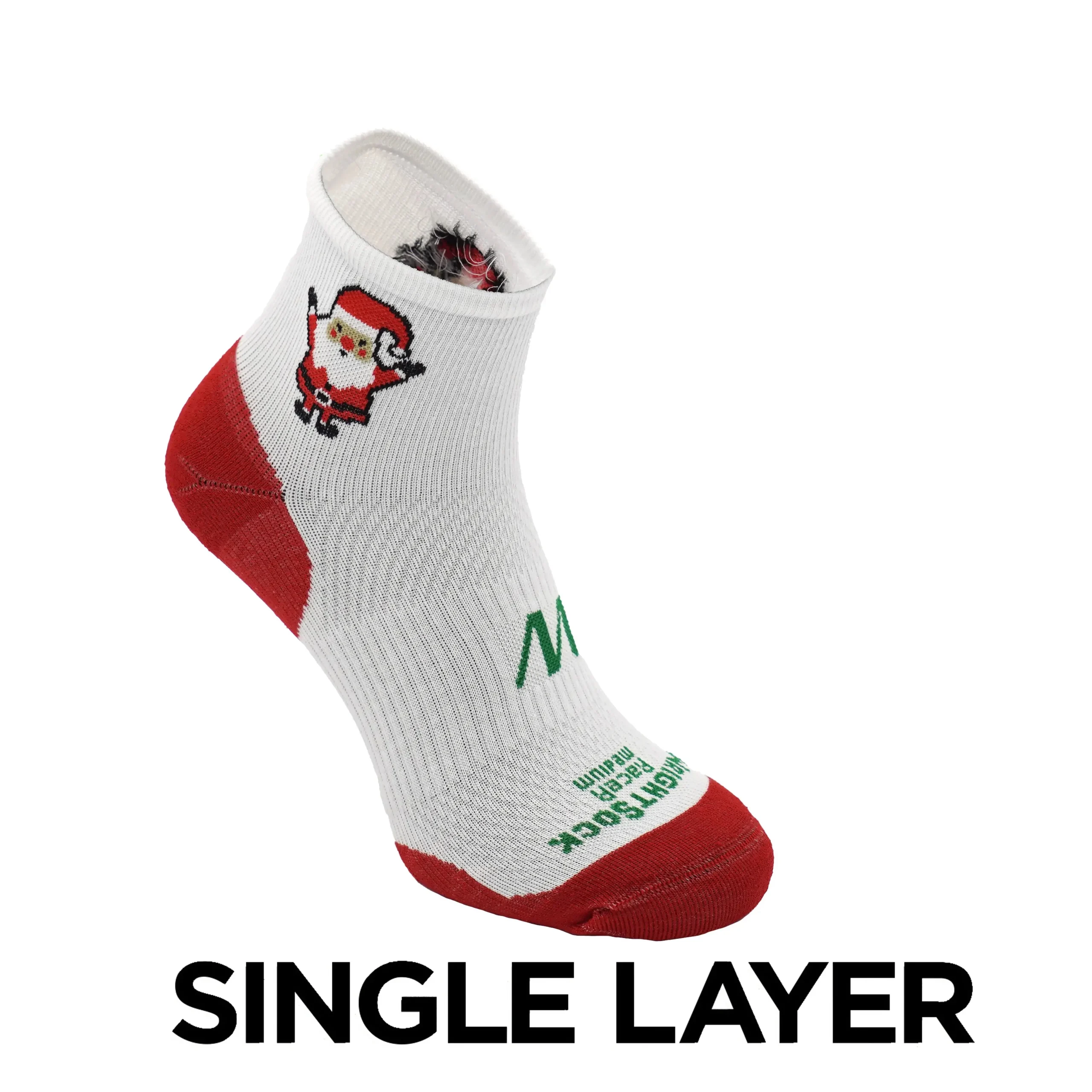 Racer - Quarter Length - Santa Logo- Single Layer