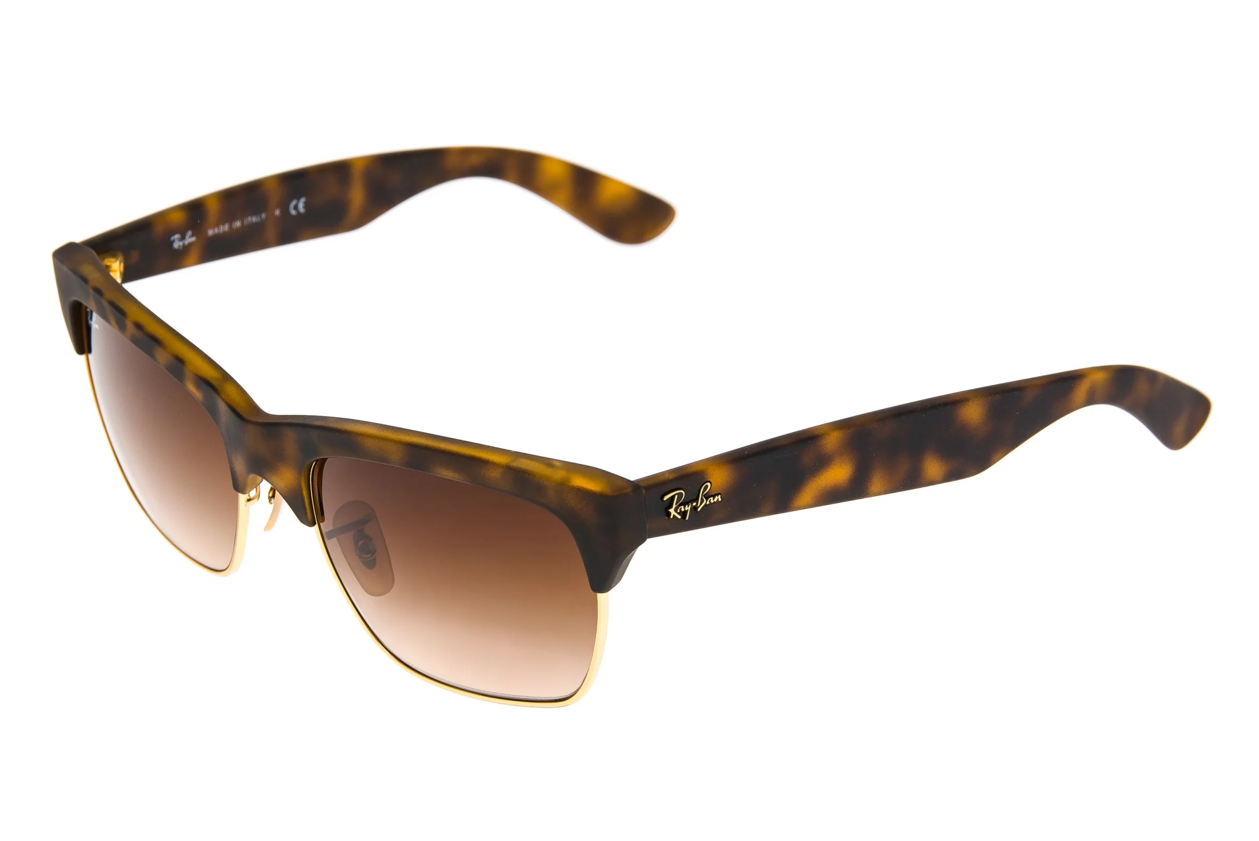 Ray-Ban Dylan Sunglasses Matte Tortoise/Gold Frame Bronze Lens