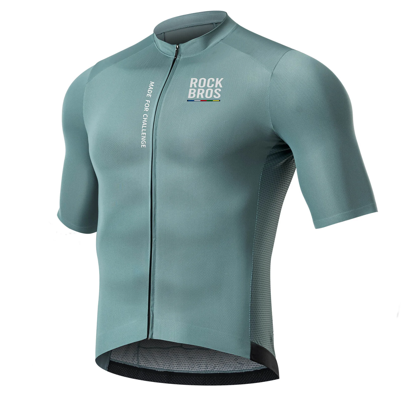 【ROAD TO SKY】 Men Cycling T-shirt Summer Sports Wear Tops YKK Zipper