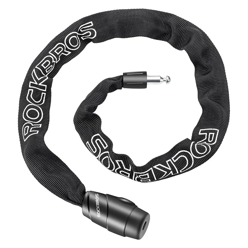 ROCKBROS Bicycle Bike Chain Lock Key Style 95cm
